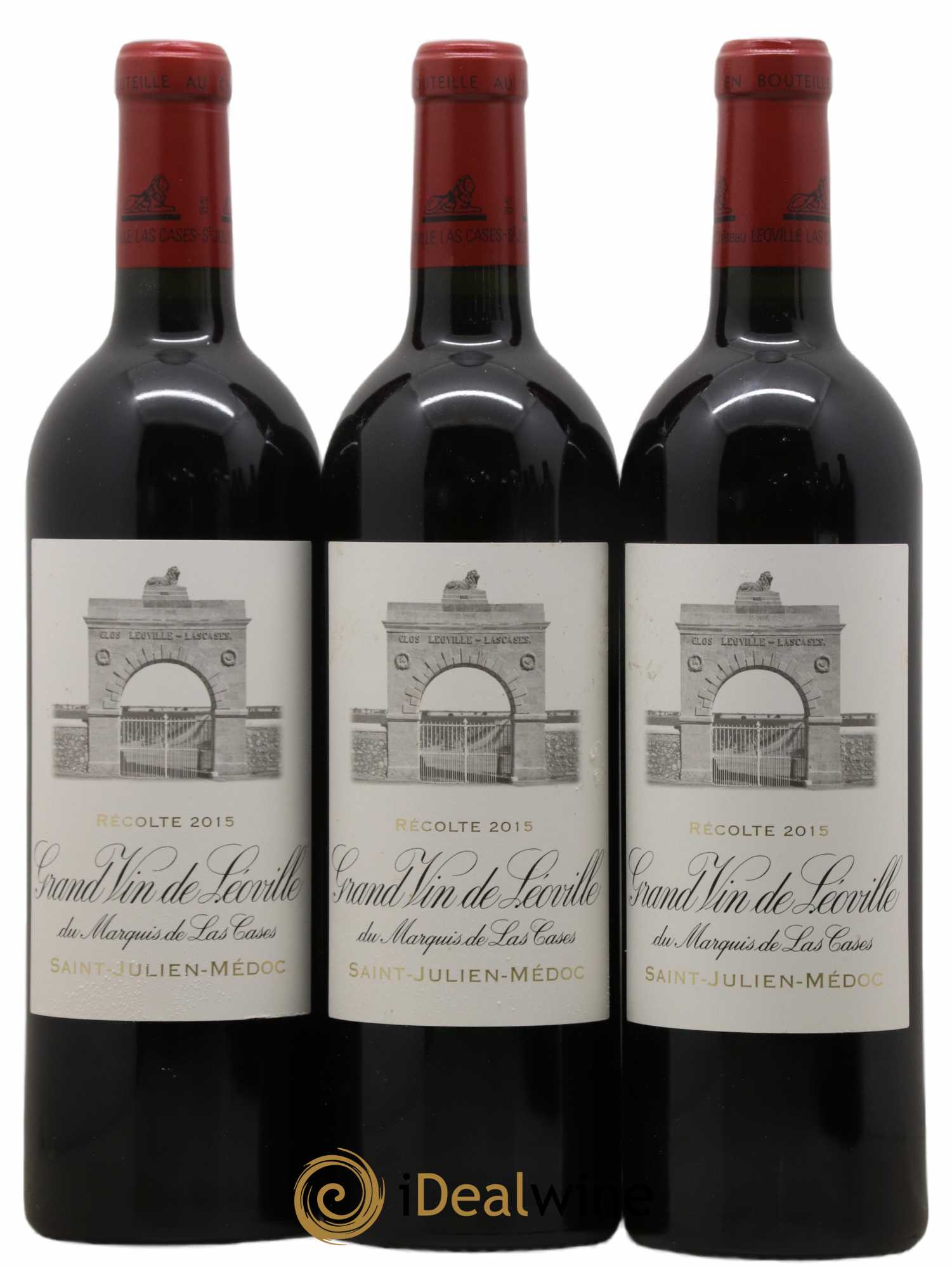 Château Léoville Las Cases 2ème Grand Cru Classé 2015 - Lotto di 6 bottiglie - 1
