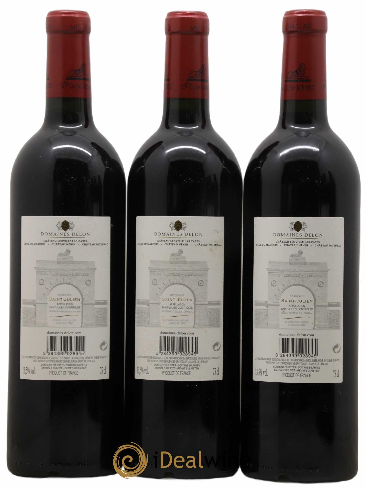 Château Léoville Las Cases 2ème Grand Cru Classé 2015 - Lotto di 6 bottiglie - 2
