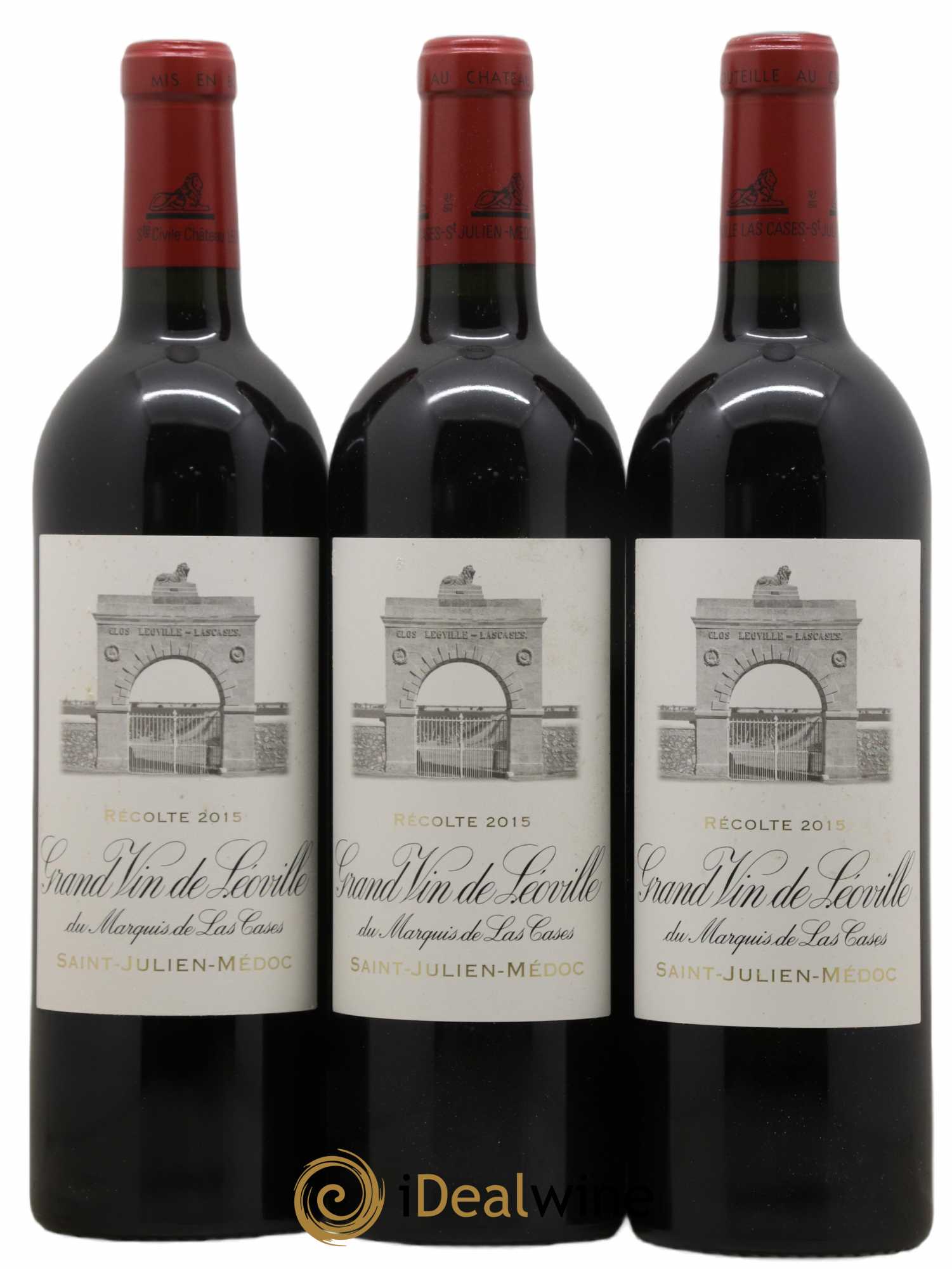Château Léoville Las Cases 2ème Grand Cru Classé 2015 - Lotto di 6 bottiglie - 3