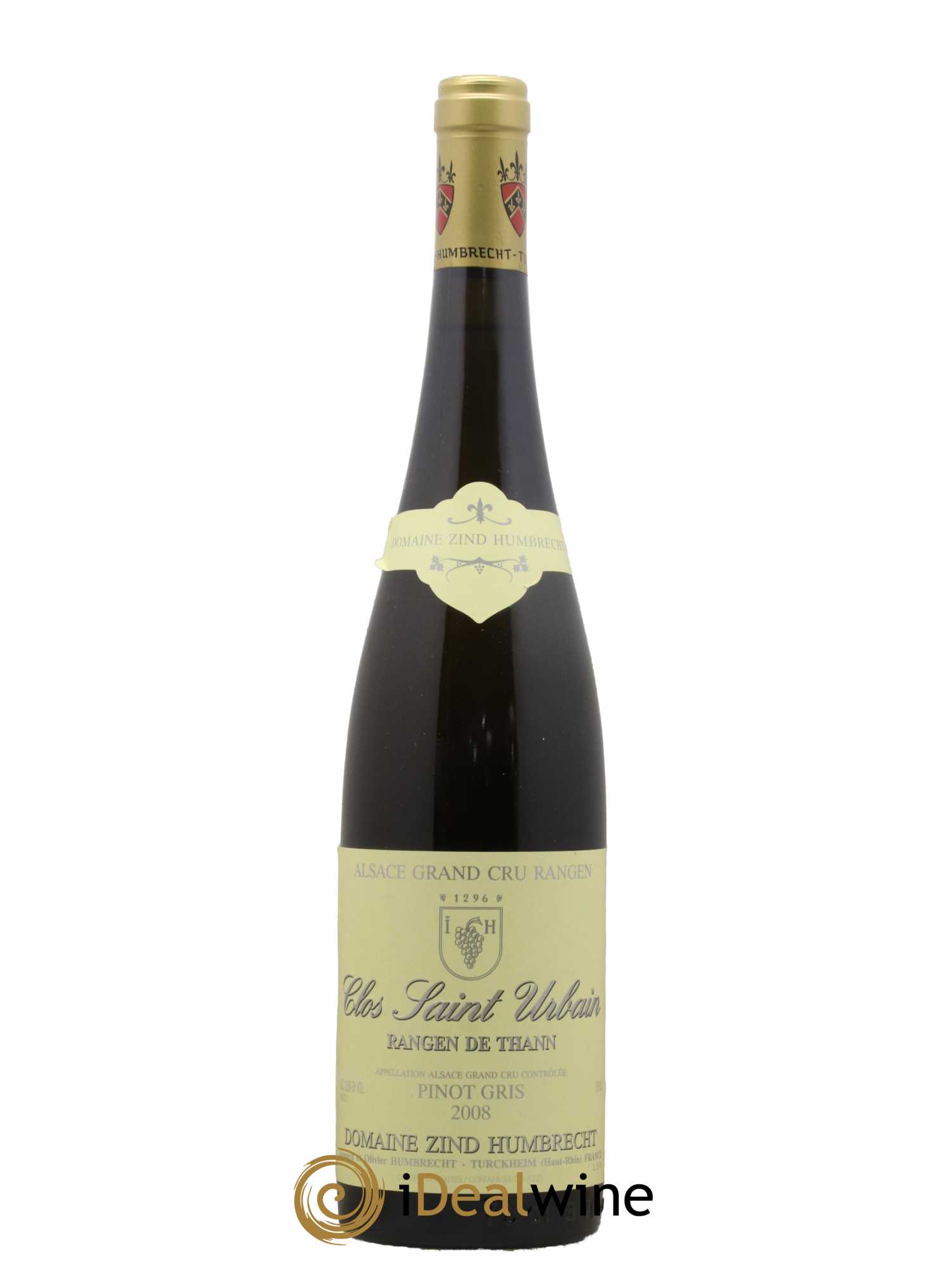 Alsace Pinot Gris Grand Cru Rangen de Thann Clos Saint-Urbain Zind-Humbrecht (Domaine) 2008 - Lot de 1 bouteille - 0