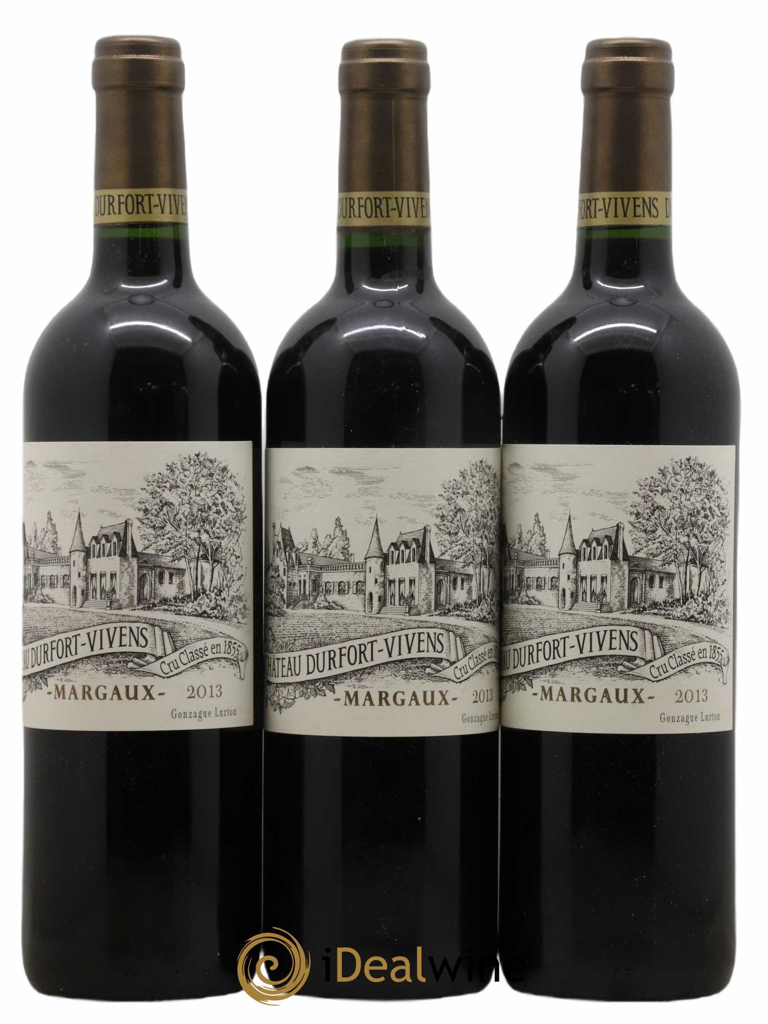 Château Durfort Vivens 2ème Grand Cru Classé (sans prix de réserve) 2013 - Lot de 3 bouteilles - 0