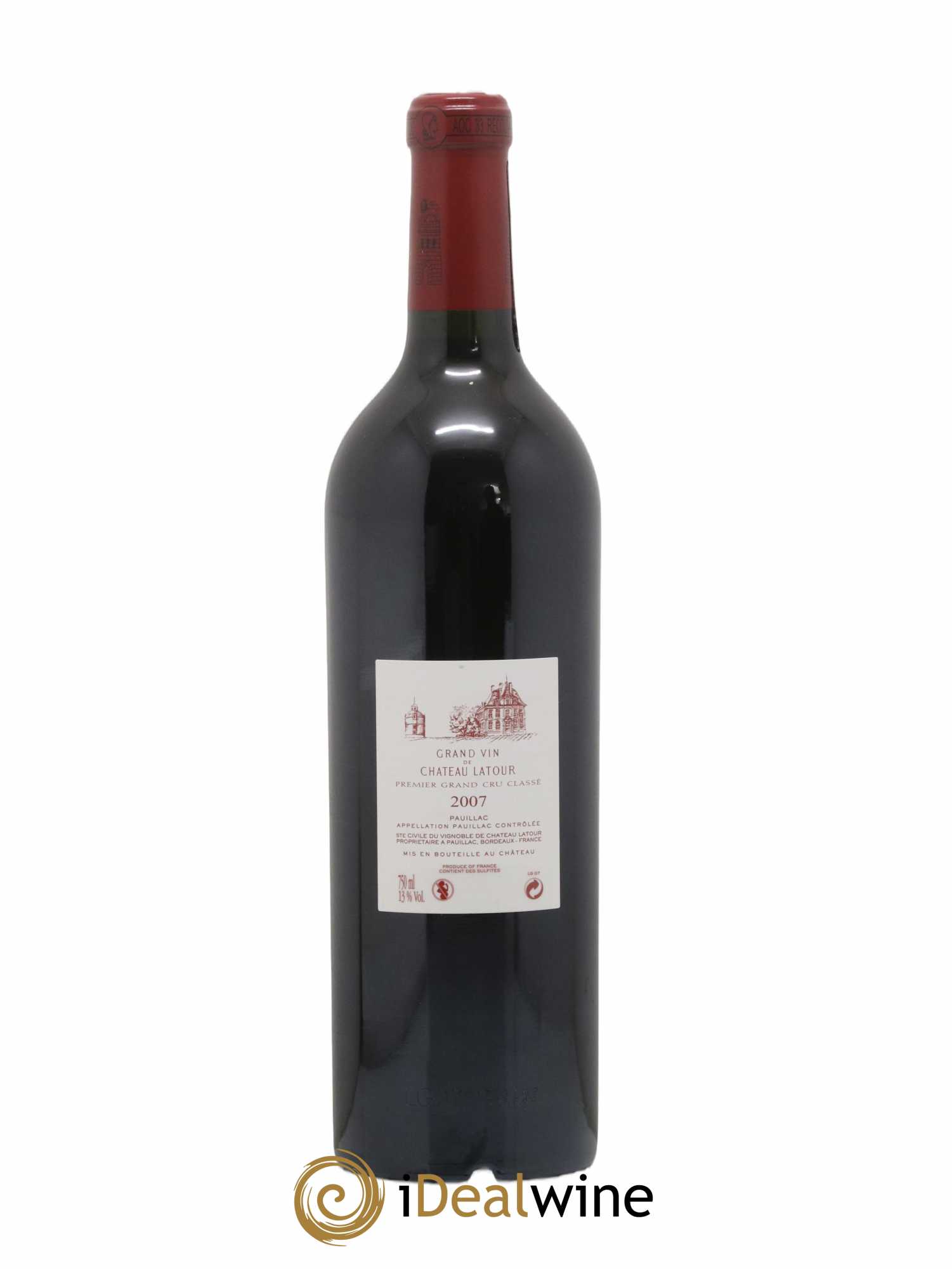Château Latour 1er Grand Cru Classé 2007 - Lot de 1 bouteille - 1