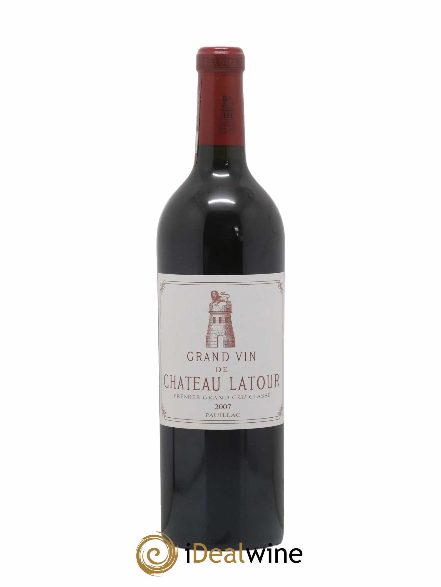 Château Latour 1er Grand Cru Classé 2007 - Lot de 1 bouteille - 0
