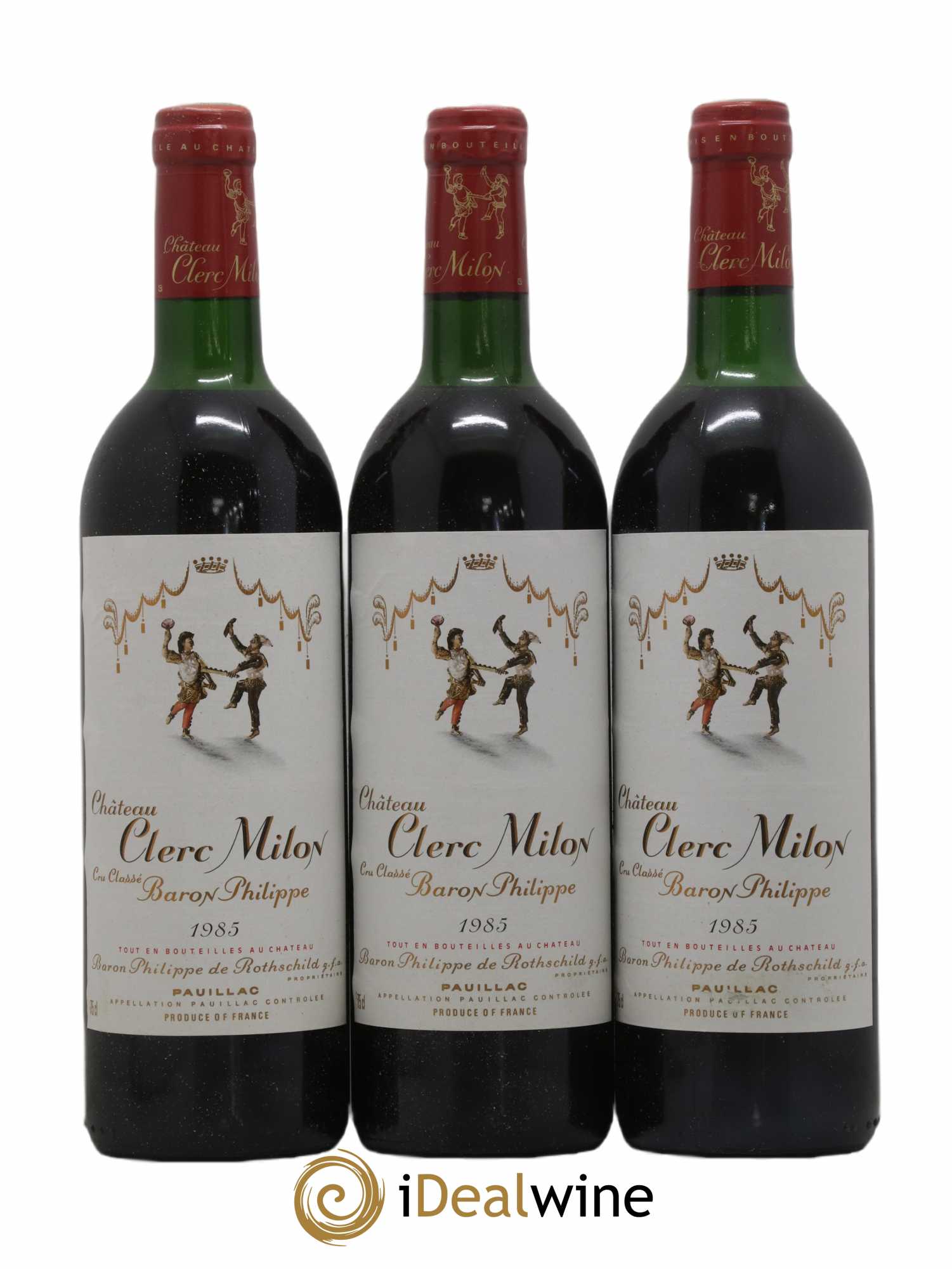 Château Clerc Milon 5ème Grand Cru Classé 1985 - Lot de 6 bouteilles - 2