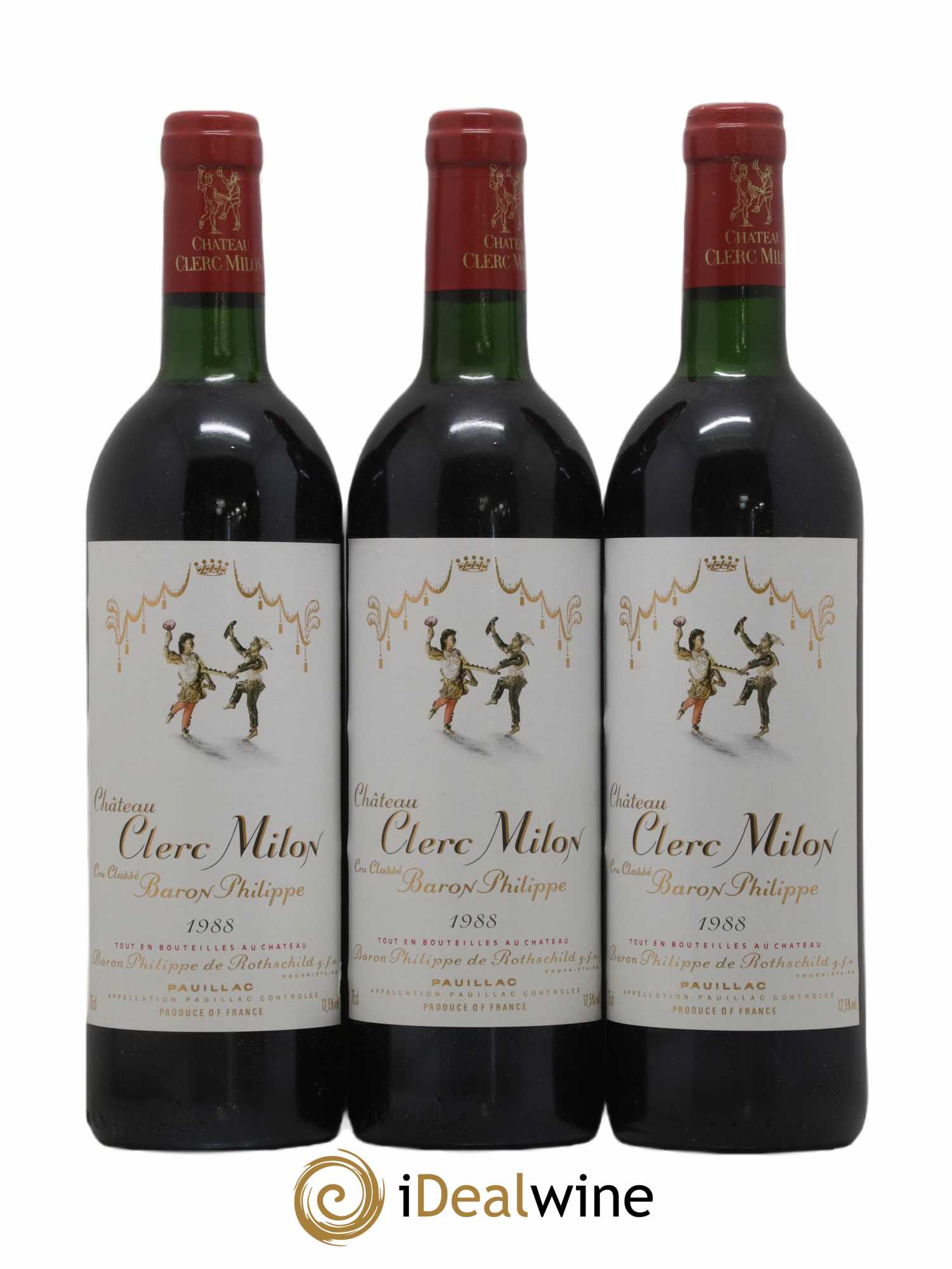 Château Clerc Milon 5ème Grand Cru Classé 1988 - Lot de 6 bouteilles - 2