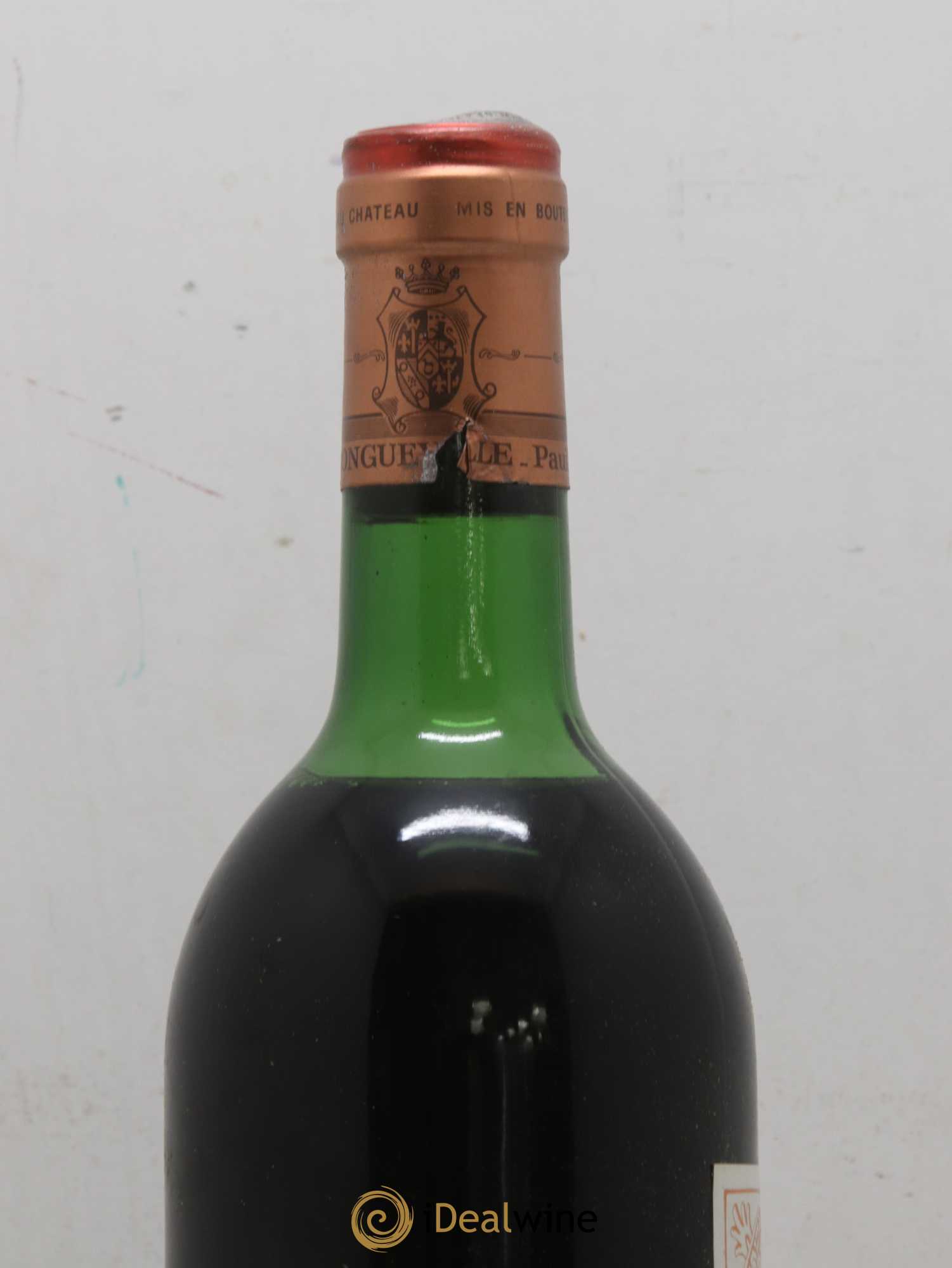 Pichon Longueville Baron 2ème Grand Cru Classé 1980 - Lot de 1 bouteille - 1