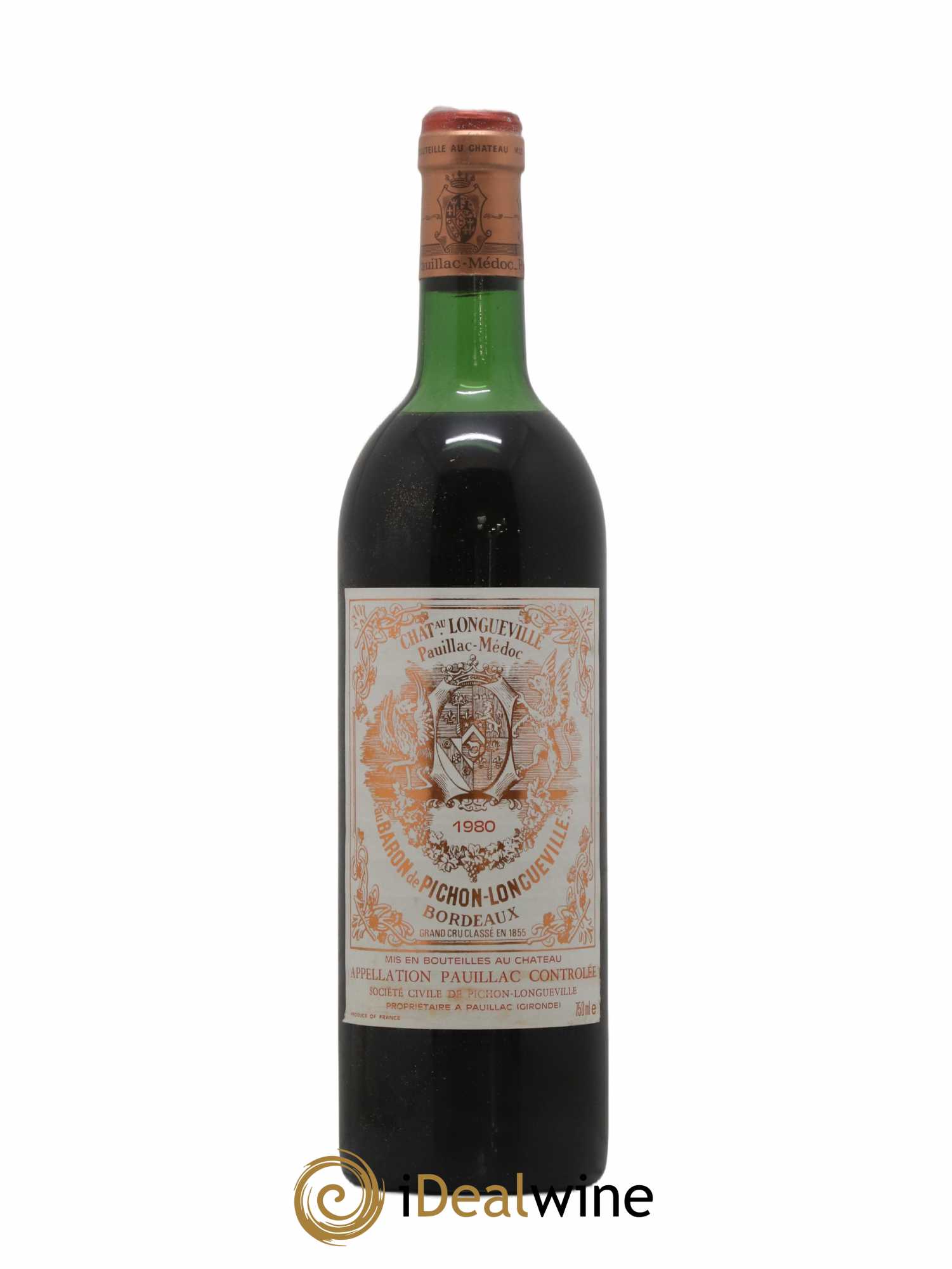 Pichon Longueville Baron 2ème Grand Cru Classé 1980 - Lot de 1 bouteille - 0