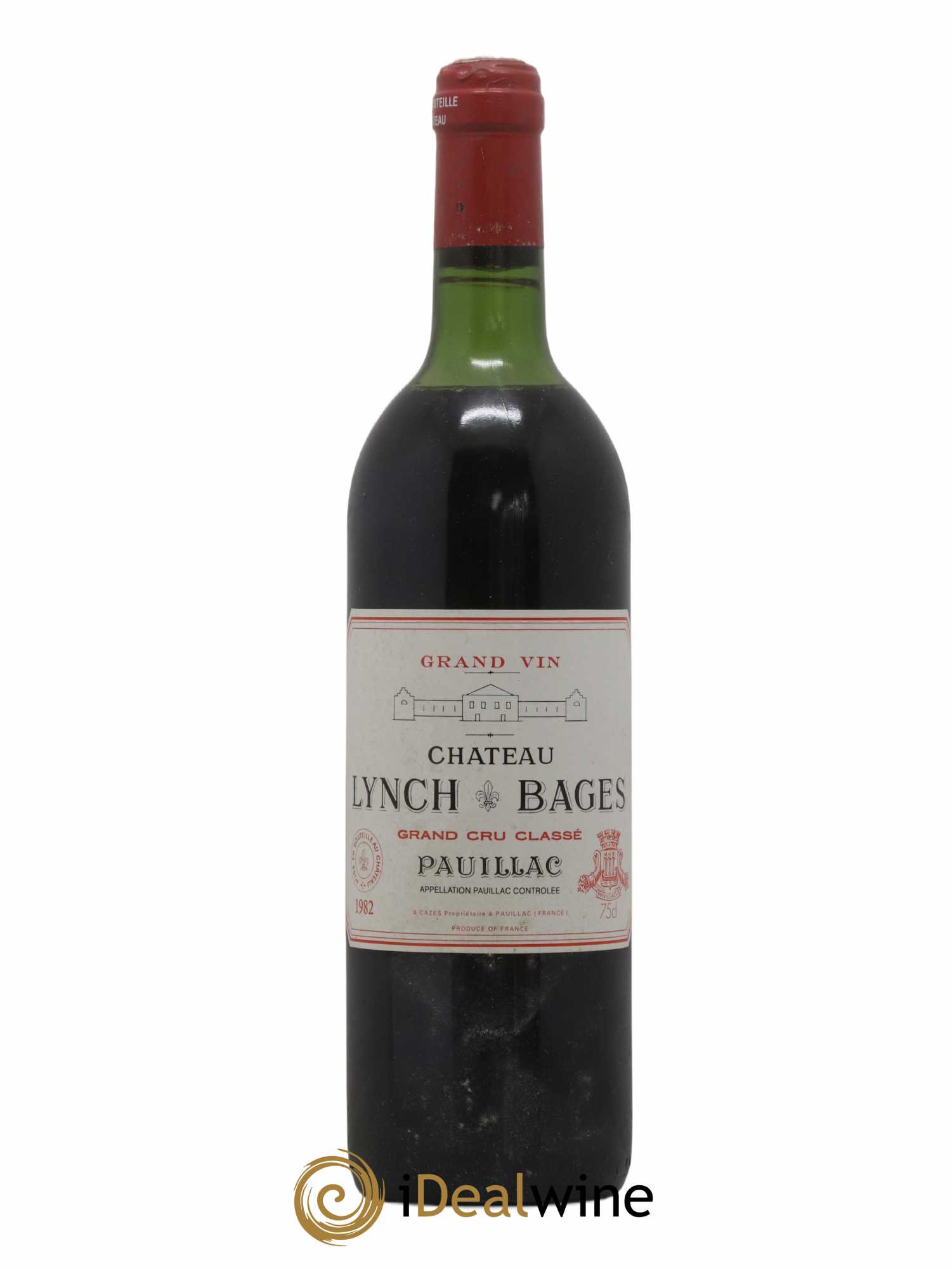 Château Lynch Bages 5ème Grand Cru Classé 1982 - Lot de 1 bouteille - 0