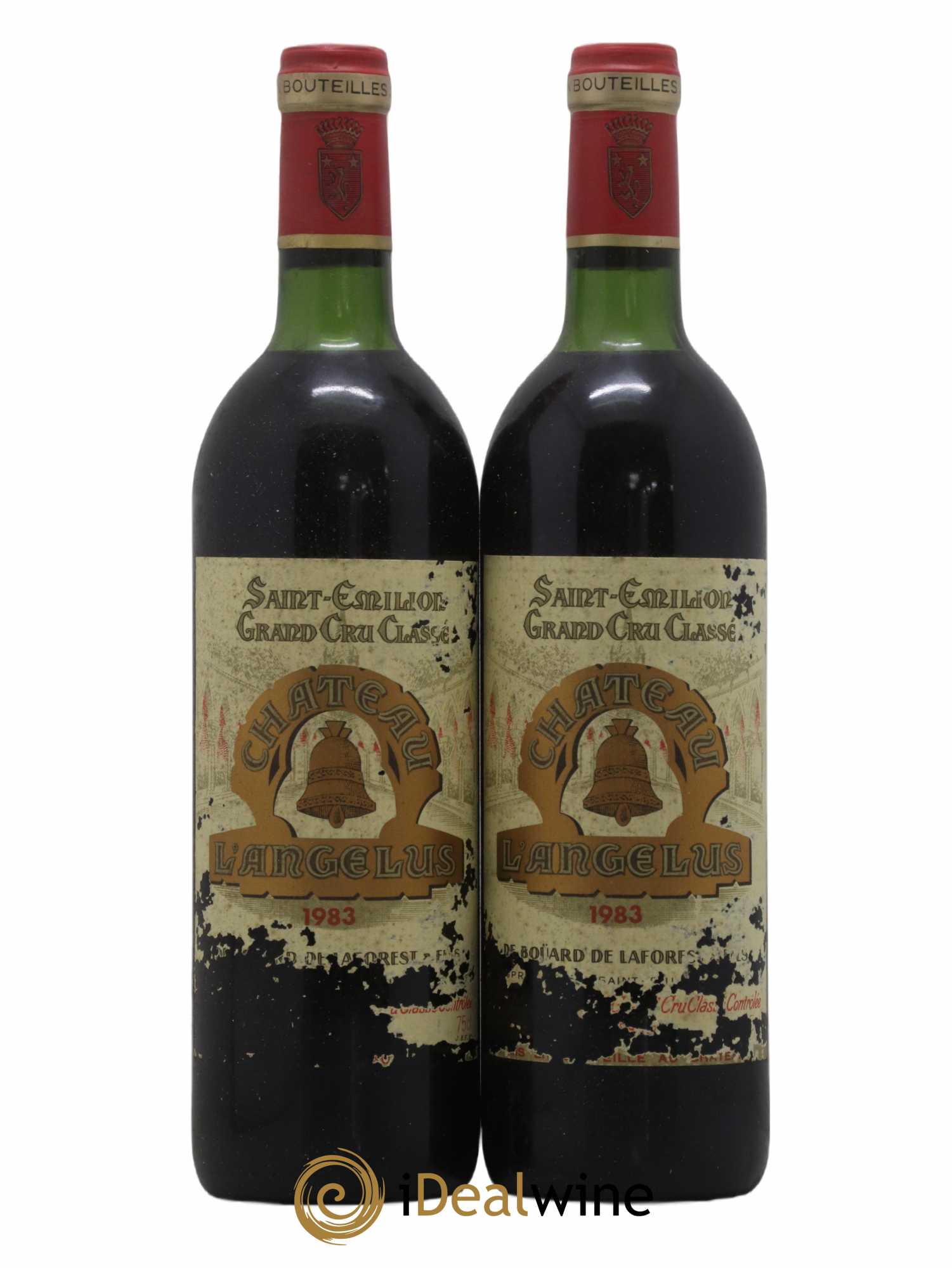 Château Angélus 1er Grand Cru Classé A 1983 - Lot de 2 bouteilles - 0