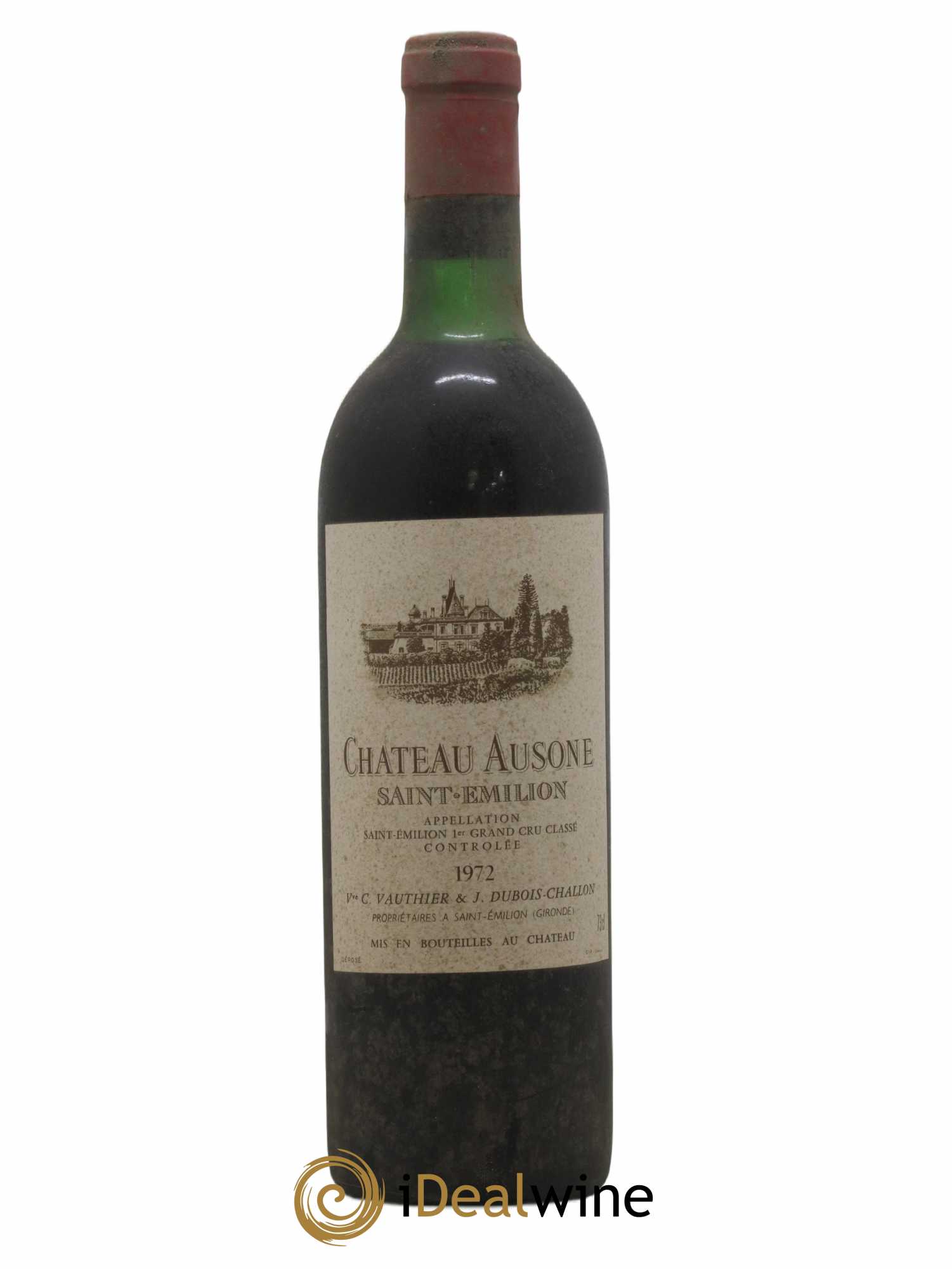 Château Ausone 1er Grand Cru Classé A 1972 - Lot de 1 bouteille - 0