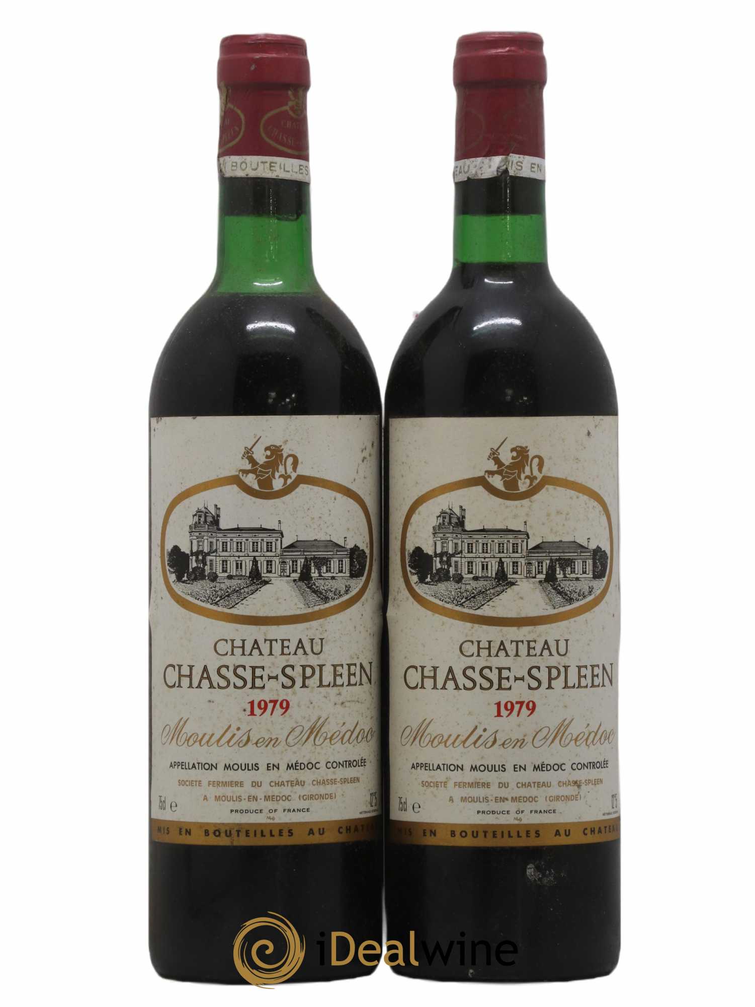 Château Chasse Spleen 1979 - Lot de 2 bouteilles - 0