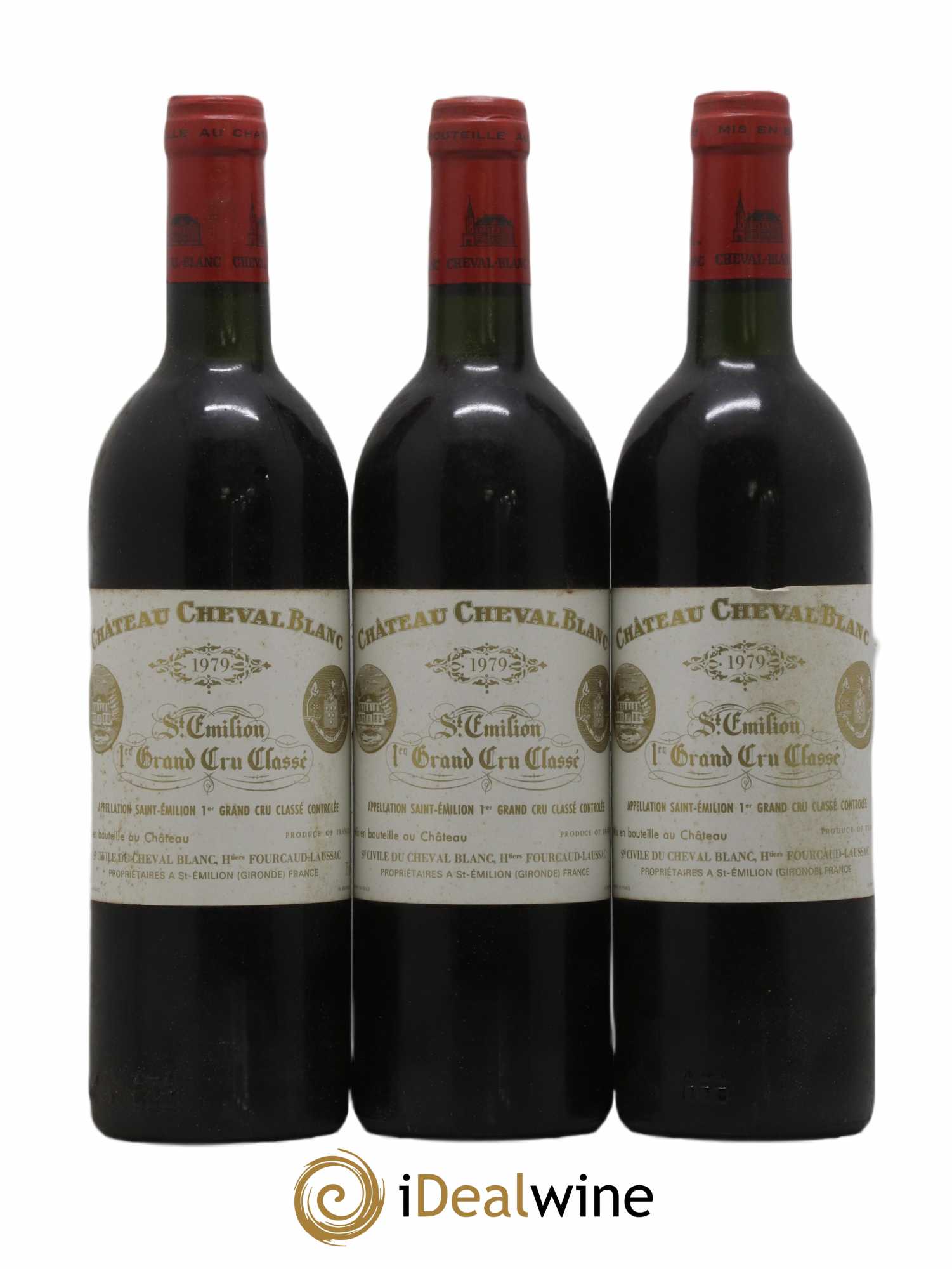 Château Cheval Blanc 1er Grand Cru Classé A 1979 - Lot de 3 bouteilles - 0