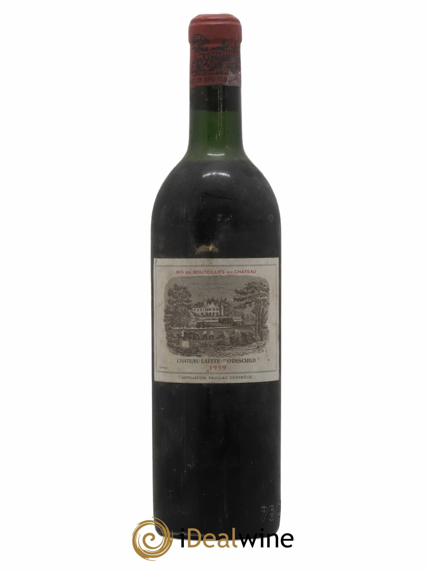 Château Lafite Rothschild 1er Grand Cru Classé 1959 - Lot de 1 bouteille - 0
