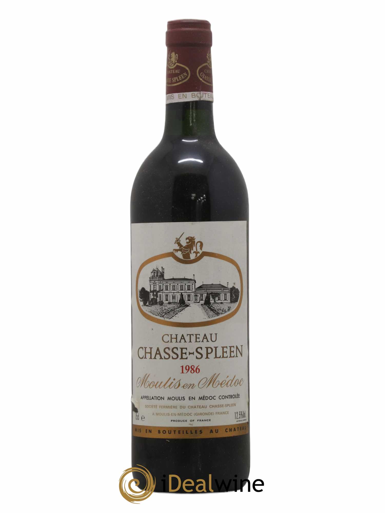 Château Chasse Spleen 1986 - Lot de 1 bouteille - 0