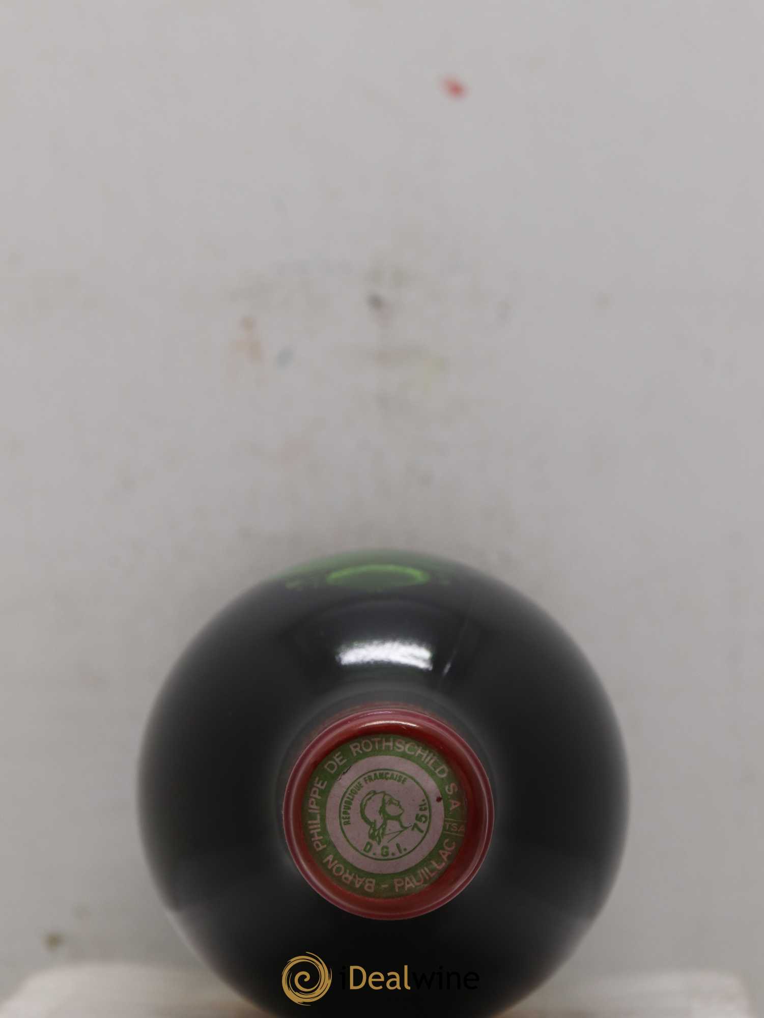 Château Mouton Rothschild 1er Grand Cru Classé 1987 - Lot de 1 bouteille - 1