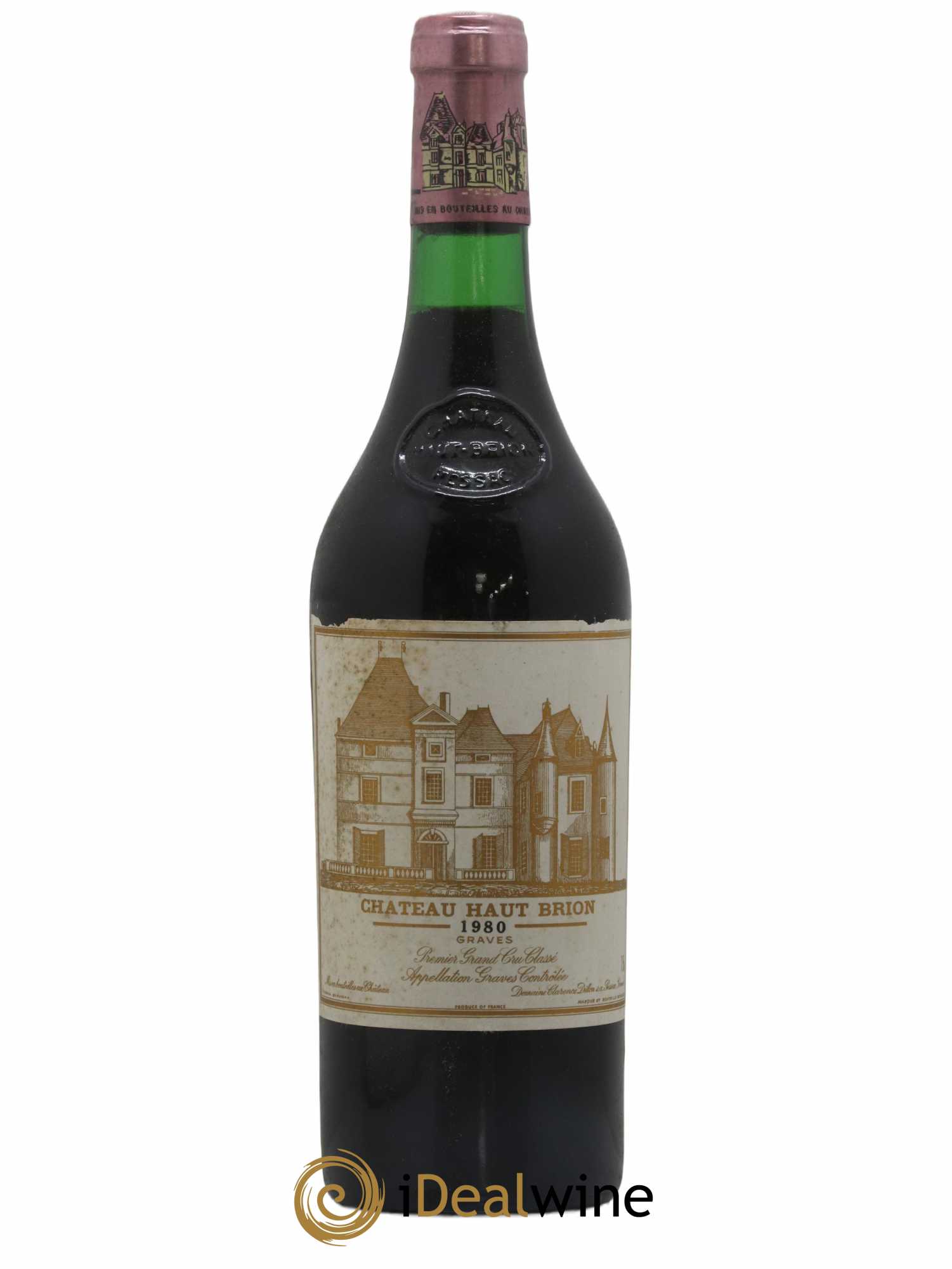 Château Haut Brion 1er Grand Cru Classé 1980 - Lot de 1 bouteille - 0