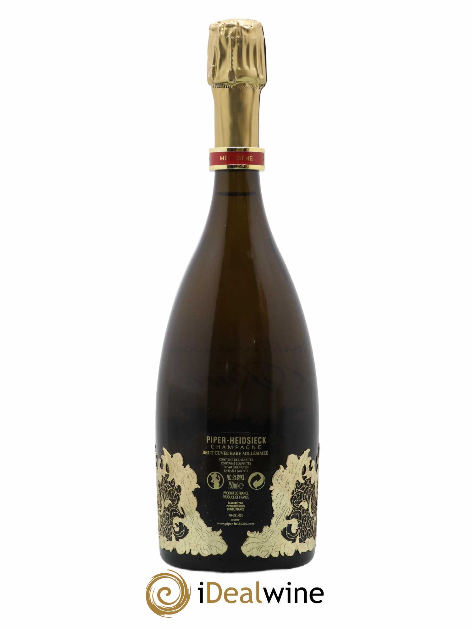 Rare Piper Heidsieck 2002 - Lot de 1 bouteille - 2