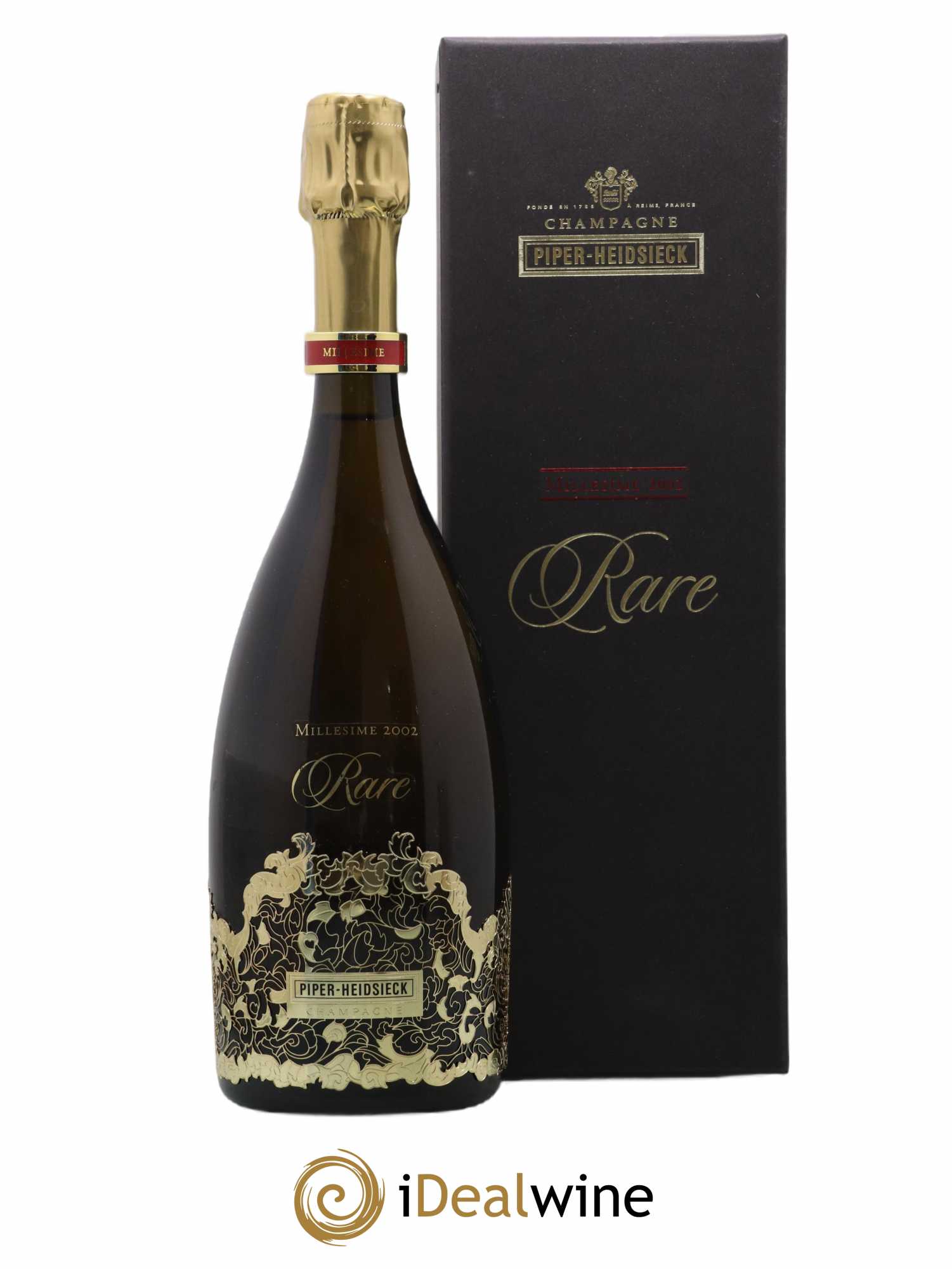 Rare Piper Heidsieck 2002 - Lot de 1 bouteille - 0