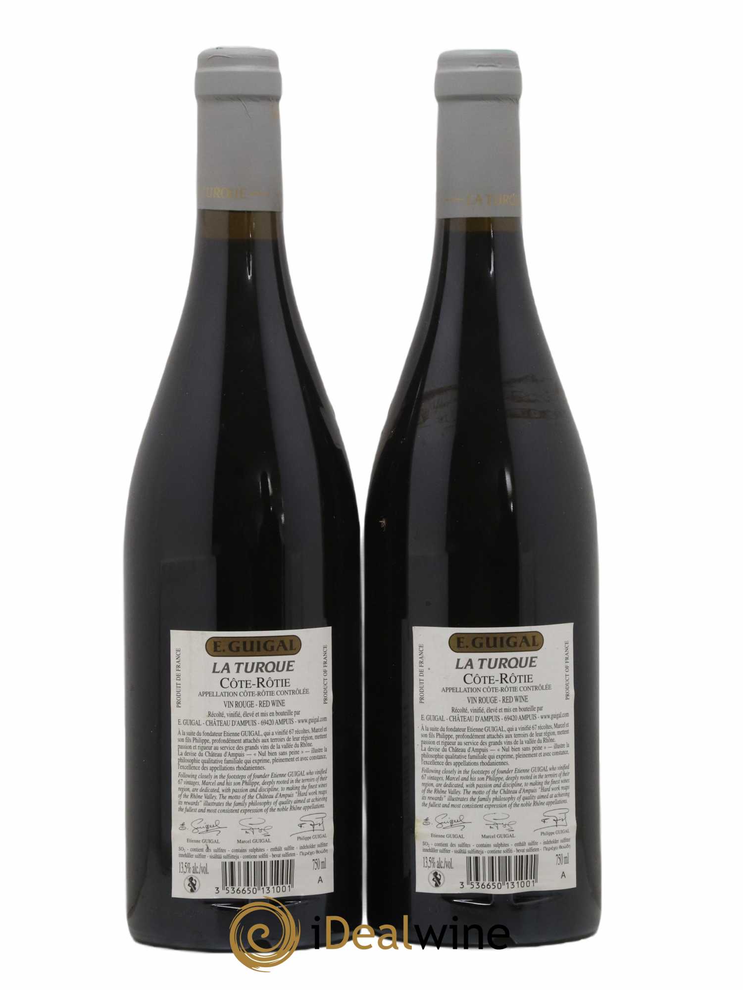 Côte-Rôtie La Turque Guigal 2006 - Lot de 2 bouteilles - 1