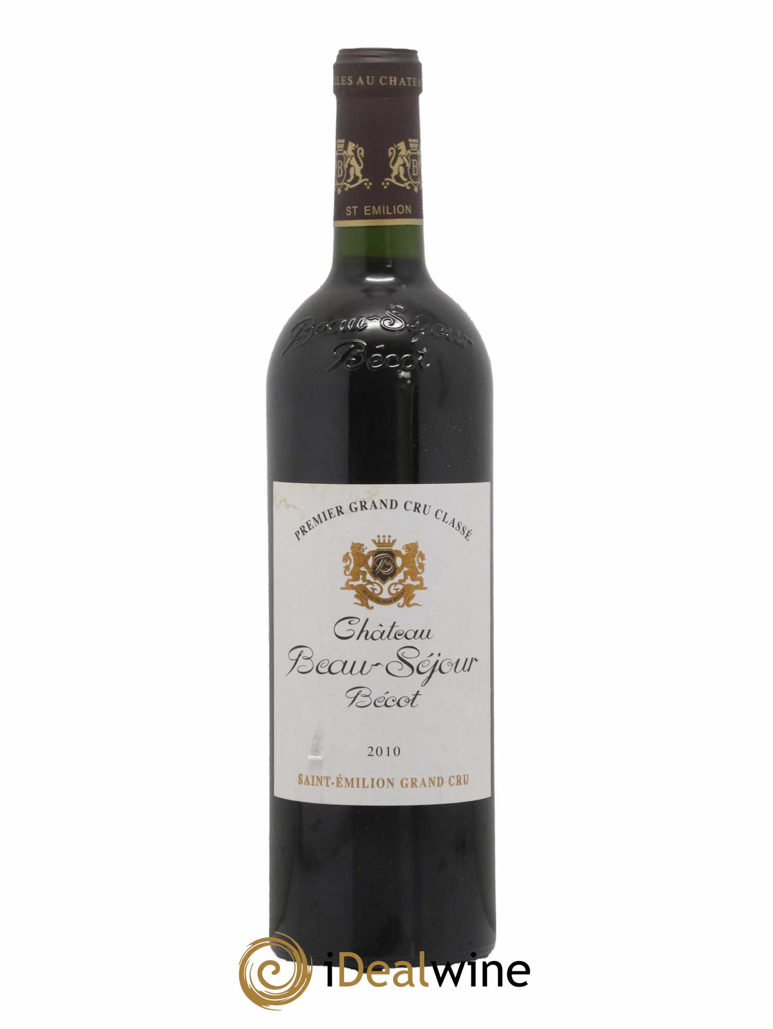 Château Beau-Séjour Bécot 1er Grand Cru Classé B 2010 - Lot de 1 bouteille - 0