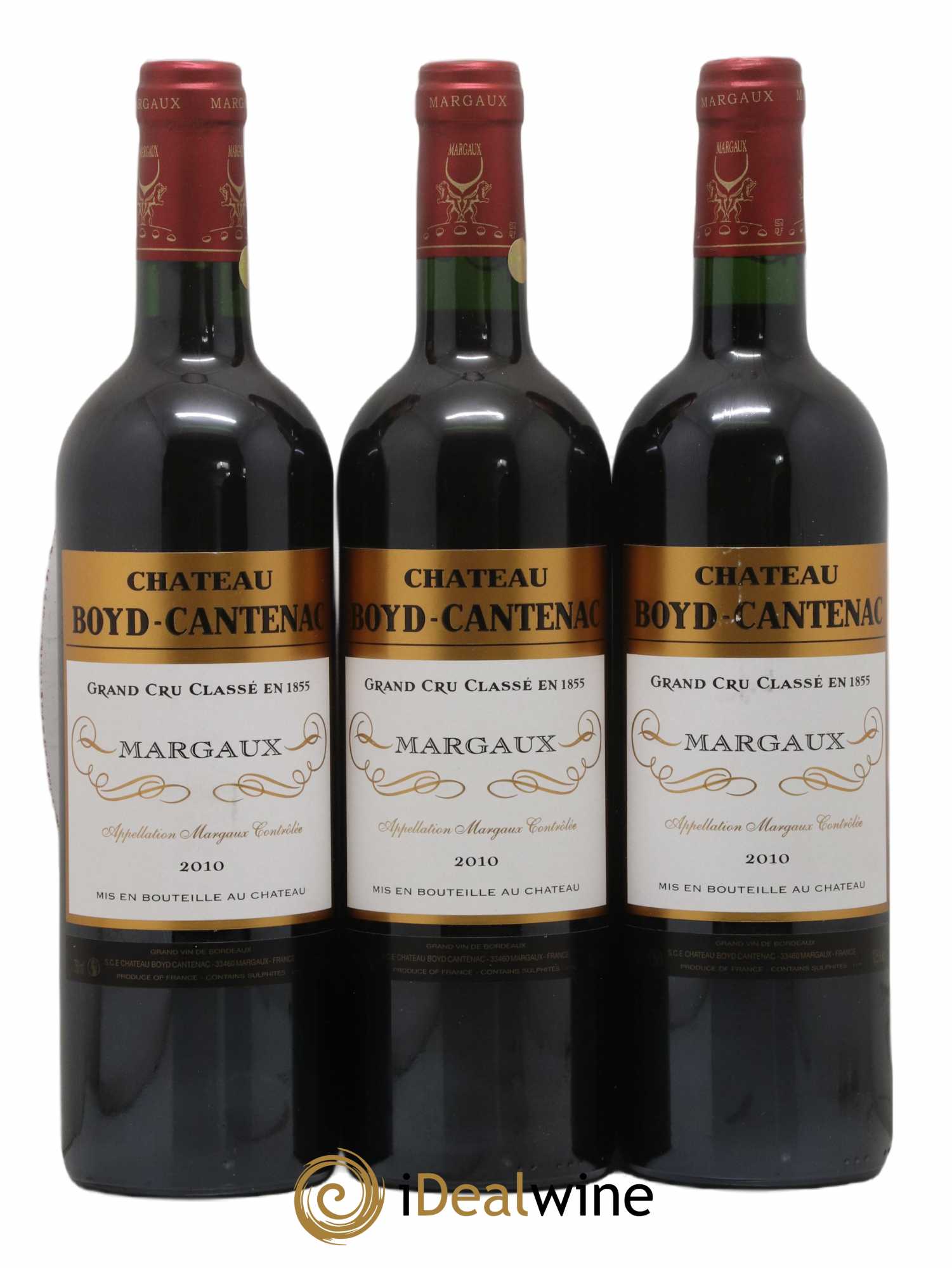Château Boyd Cantenac 3ème Grand Cru Classé 2010 - Lot de 3 bouteilles - 0