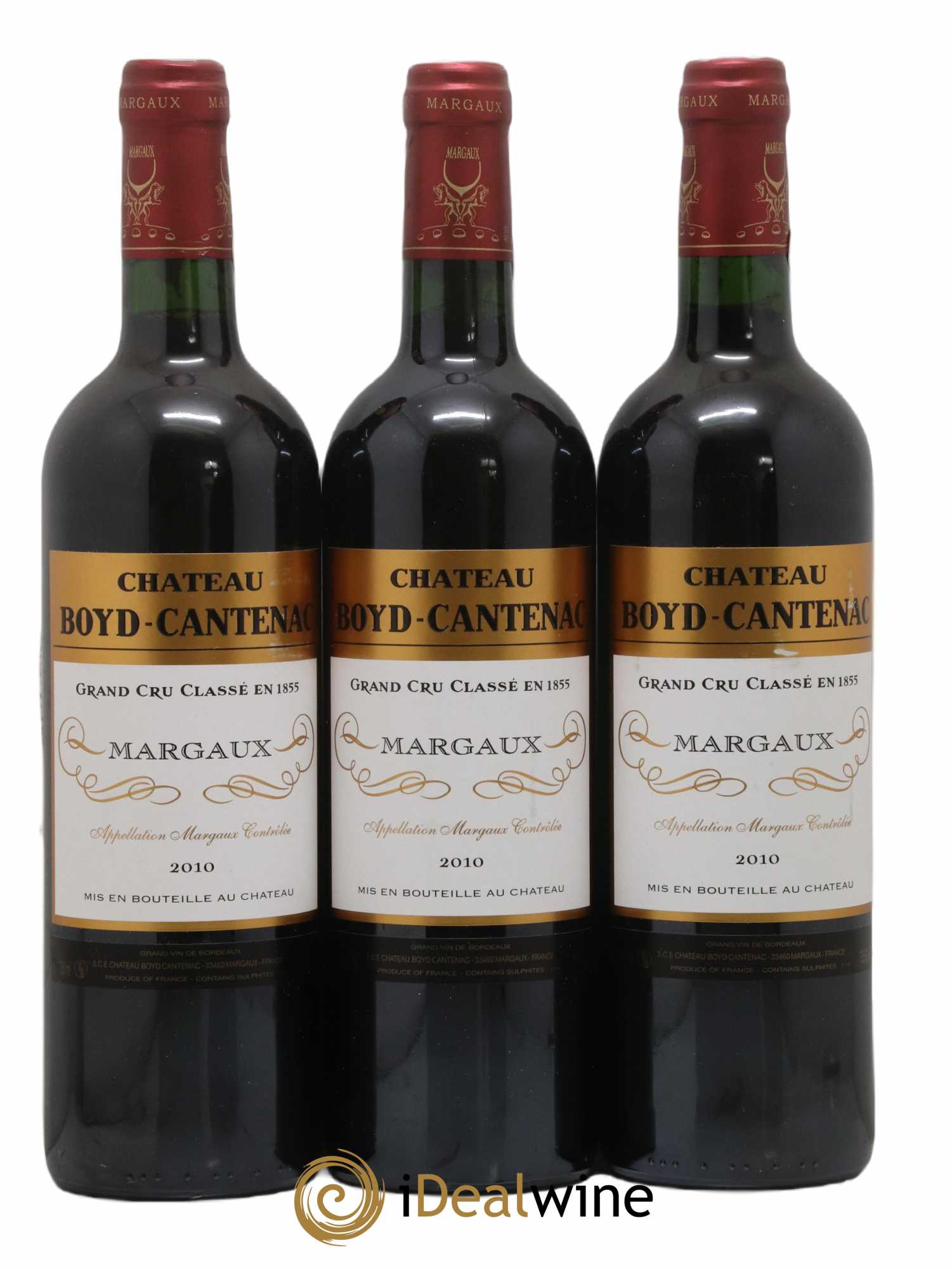 Château Boyd Cantenac 3ème Grand Cru Classé 2010 - Lot de 3 bouteilles - 0