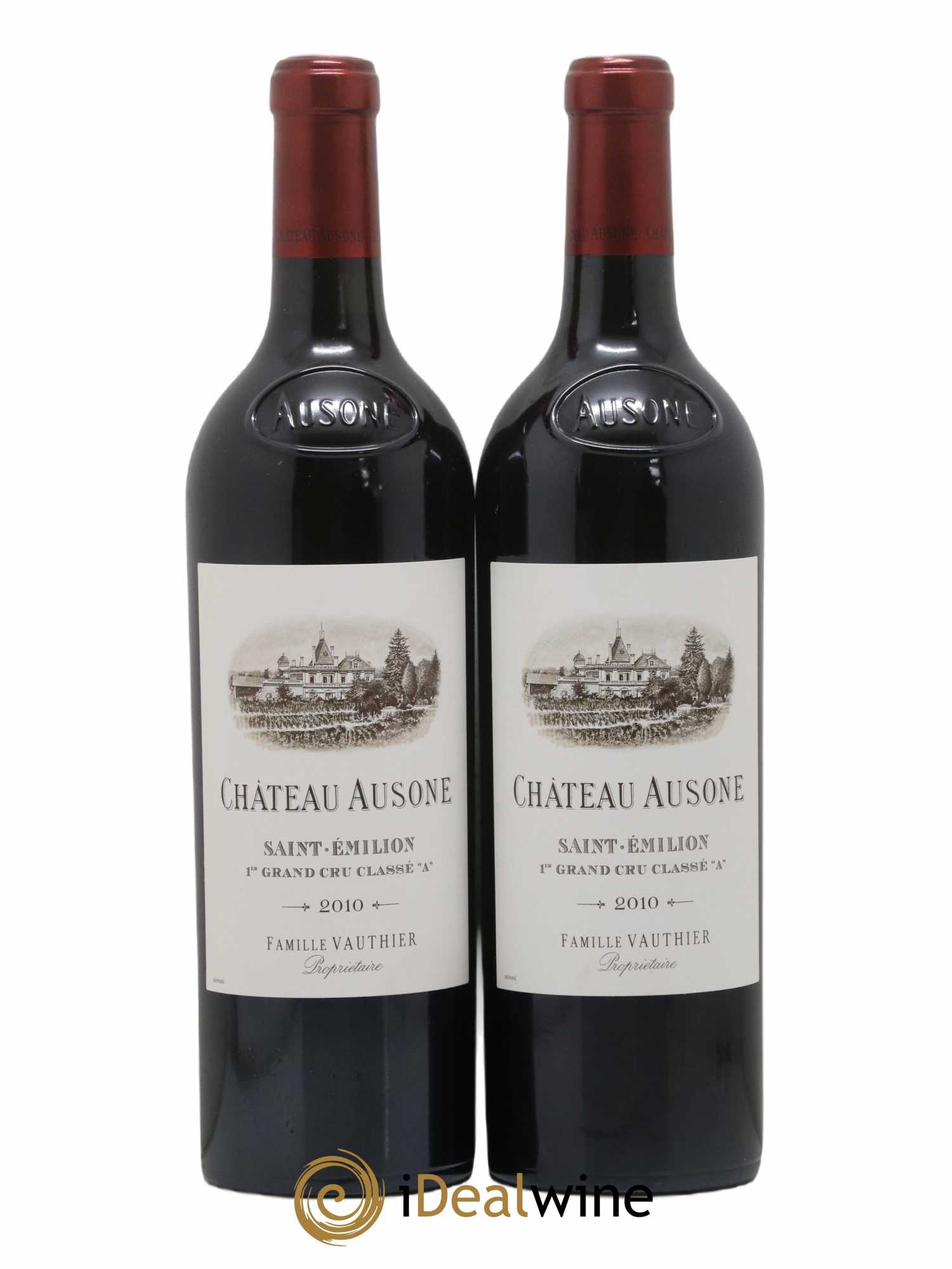 Château Ausone 1er Grand Cru Classé A 2010 - Posten von 2 Flaschen - 0