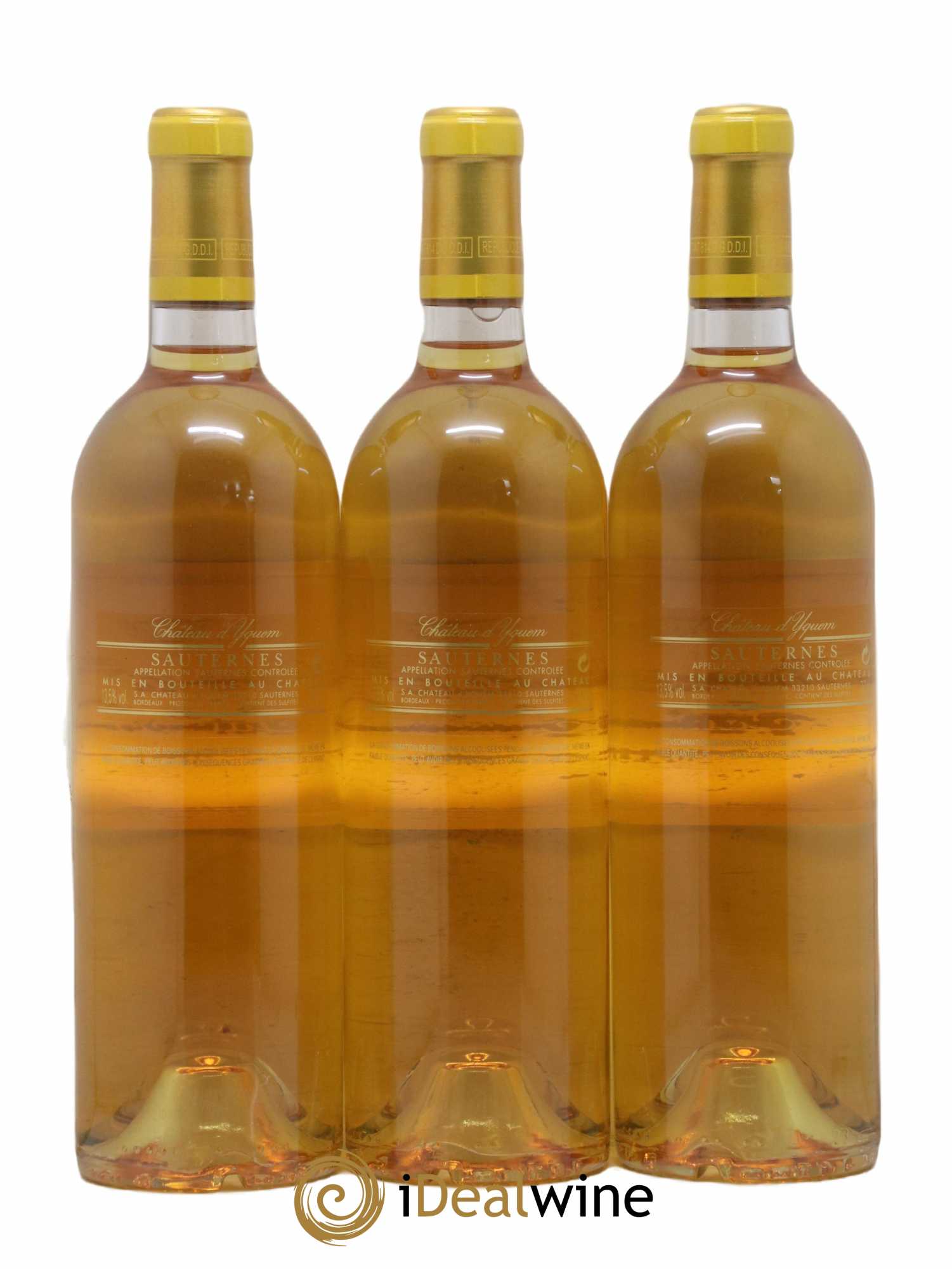 Château d' Yquem 1er Cru Classé Supérieur 2010 - Lotto di 3 bottiglie - 1