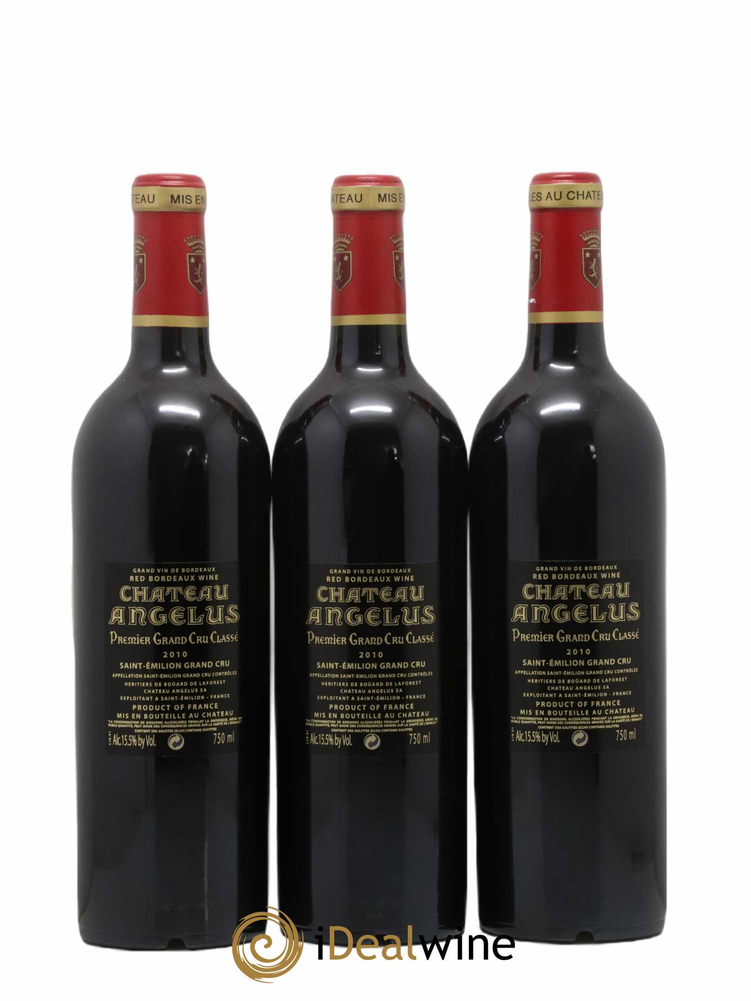 Château Angélus 1er Grand Cru Classé A 2010 - Lot de 6 bouteilles - 2