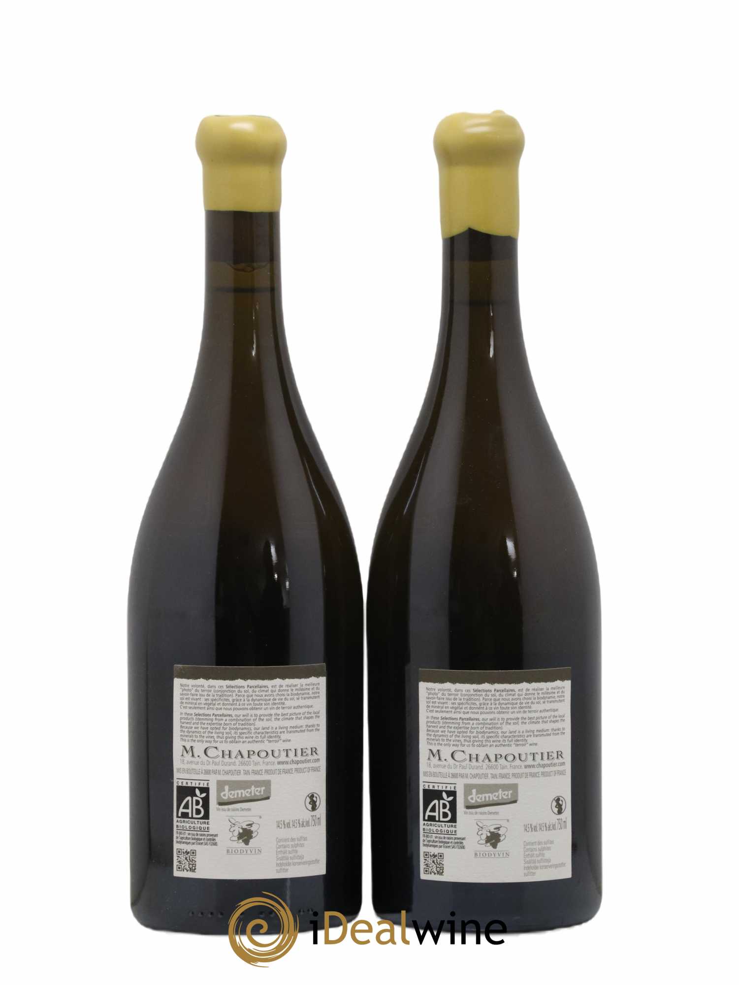Hermitage Ermitage l'Ermite Chapoutier 2009 - Lot de 2 bouteilles - 1