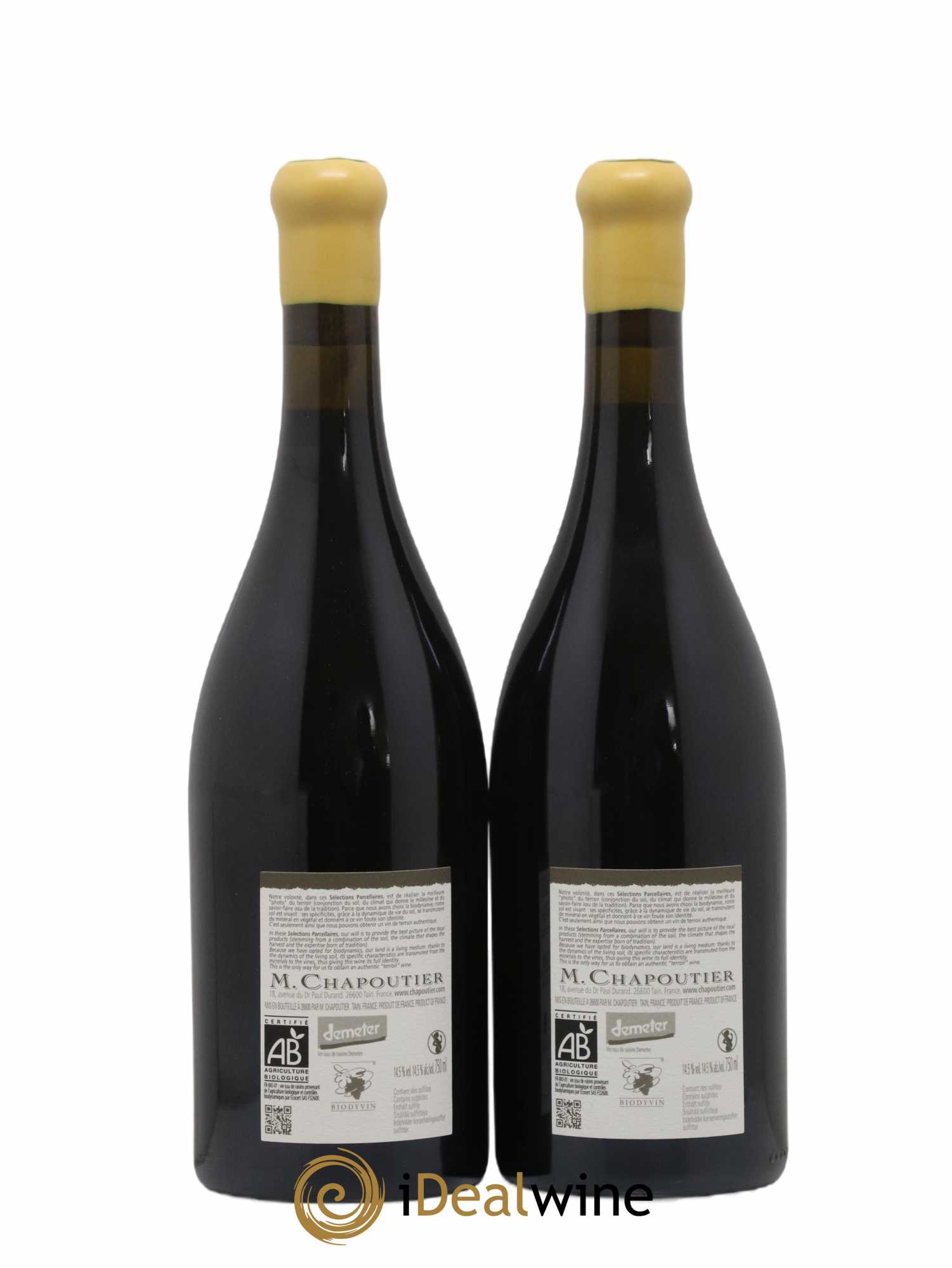 Hermitage Ermitage Le Pavillon Chapoutier 2009 - Lot of 2 bottles - 1