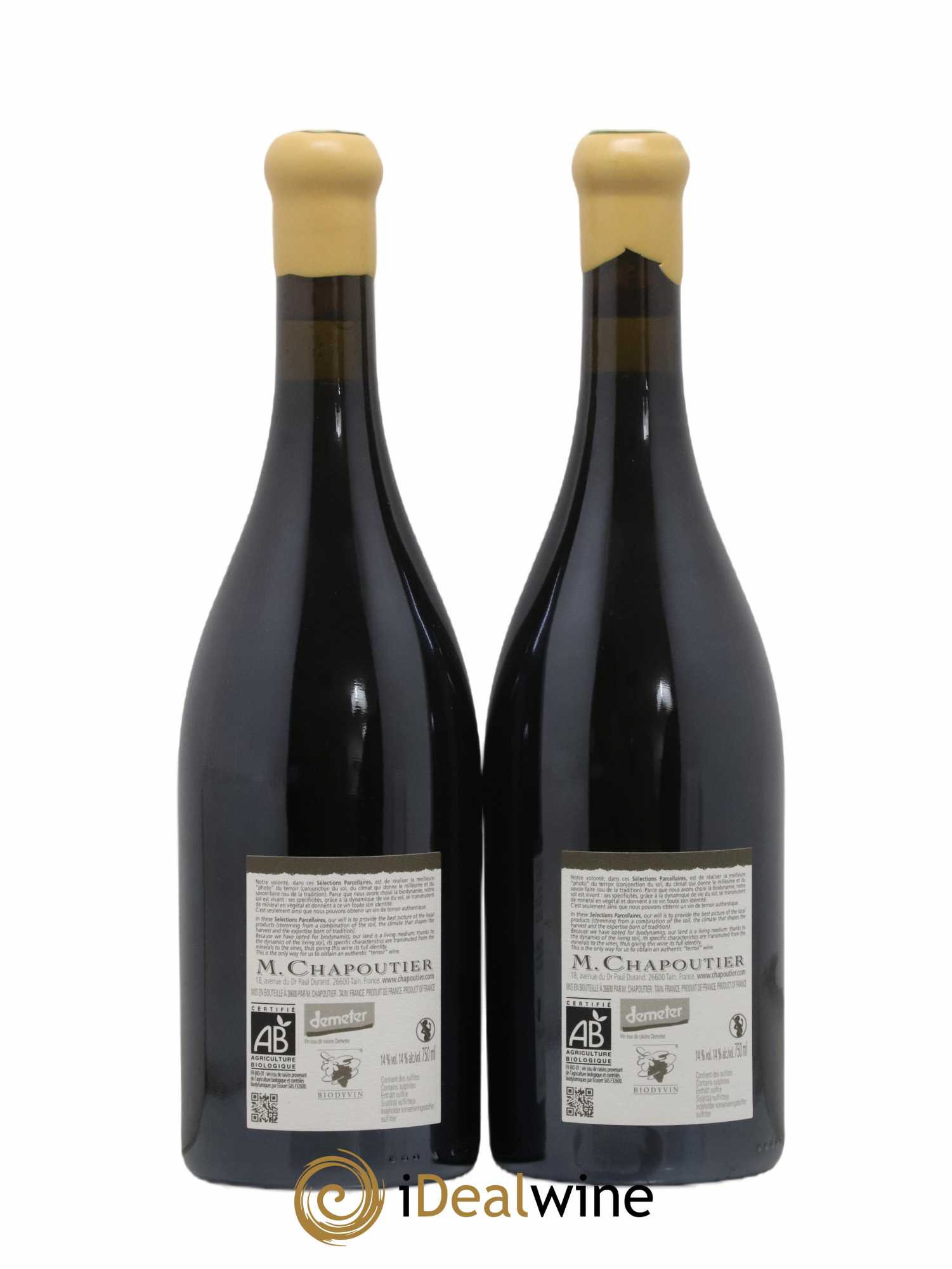 Hermitage Ermitage l'Ermite Chapoutier 2009 - Lot de 2 bouteilles - 1