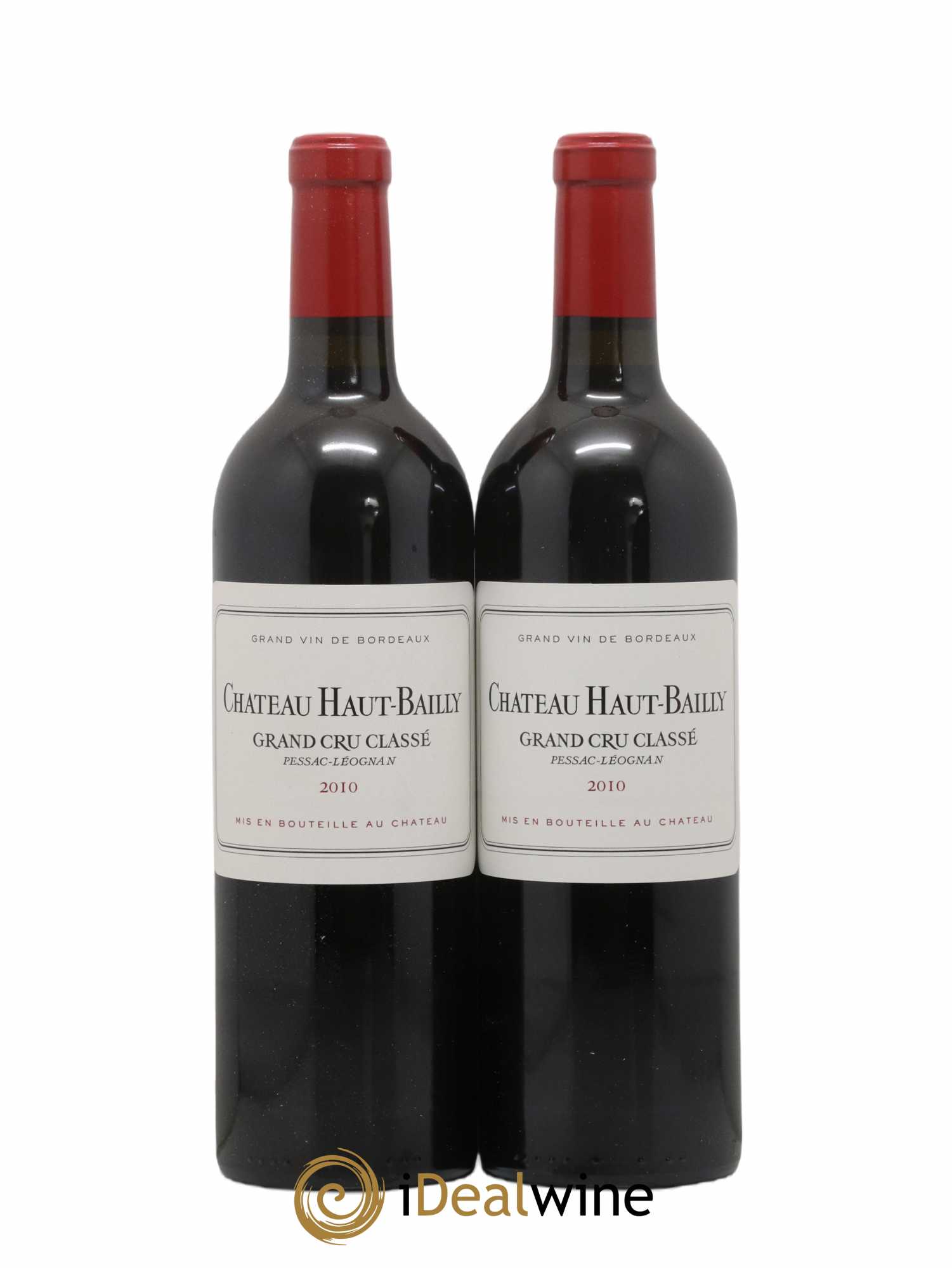 Château Haut-Bailly Cru Classé de Graves 2010 - Lot de 2 bouteilles - 0