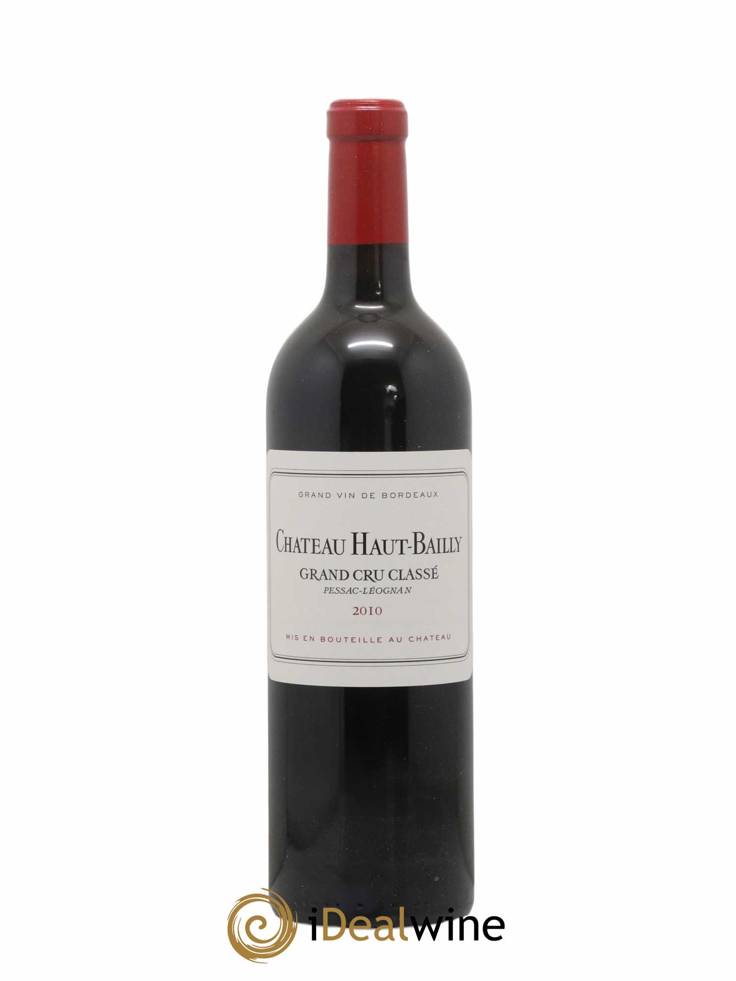 Château Haut-Bailly Cru Classé de Graves 2010 - Lot de 1 bouteille - 0