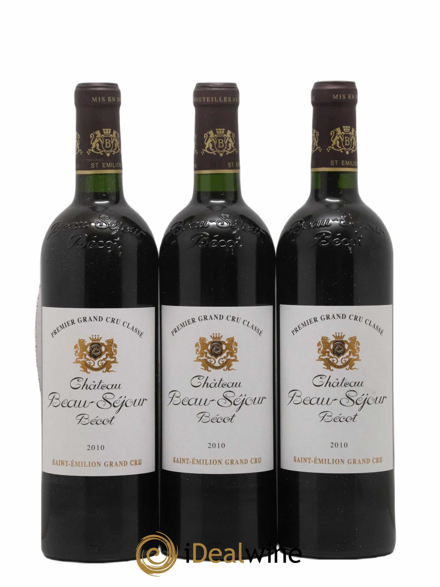 Château Beau-Séjour Bécot 1er Grand Cru Classé B 2010 - Lot de 6 bouteilles - 1