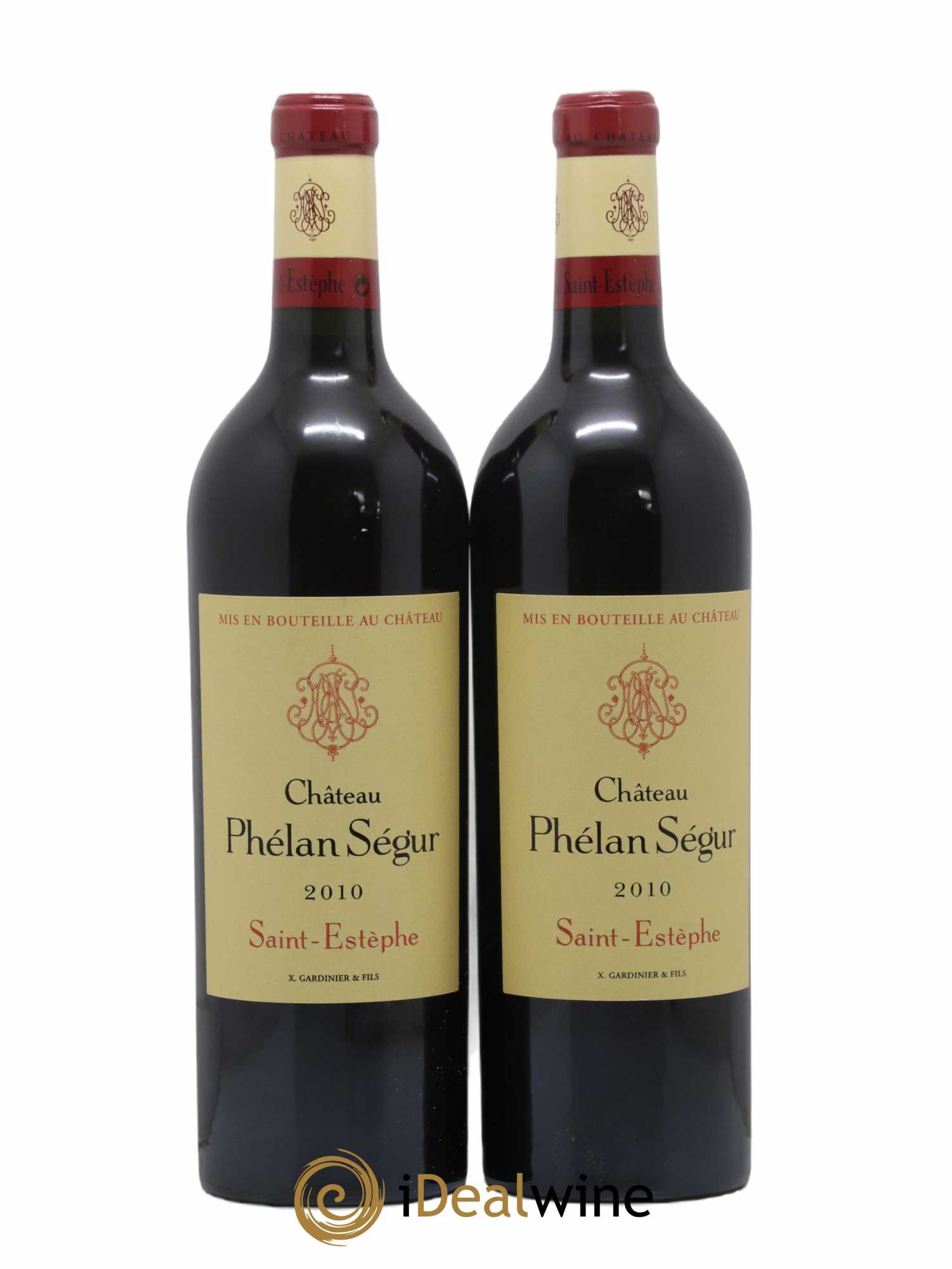 Château Phélan Ségur 2010 - Lot de 2 bouteilles - 0