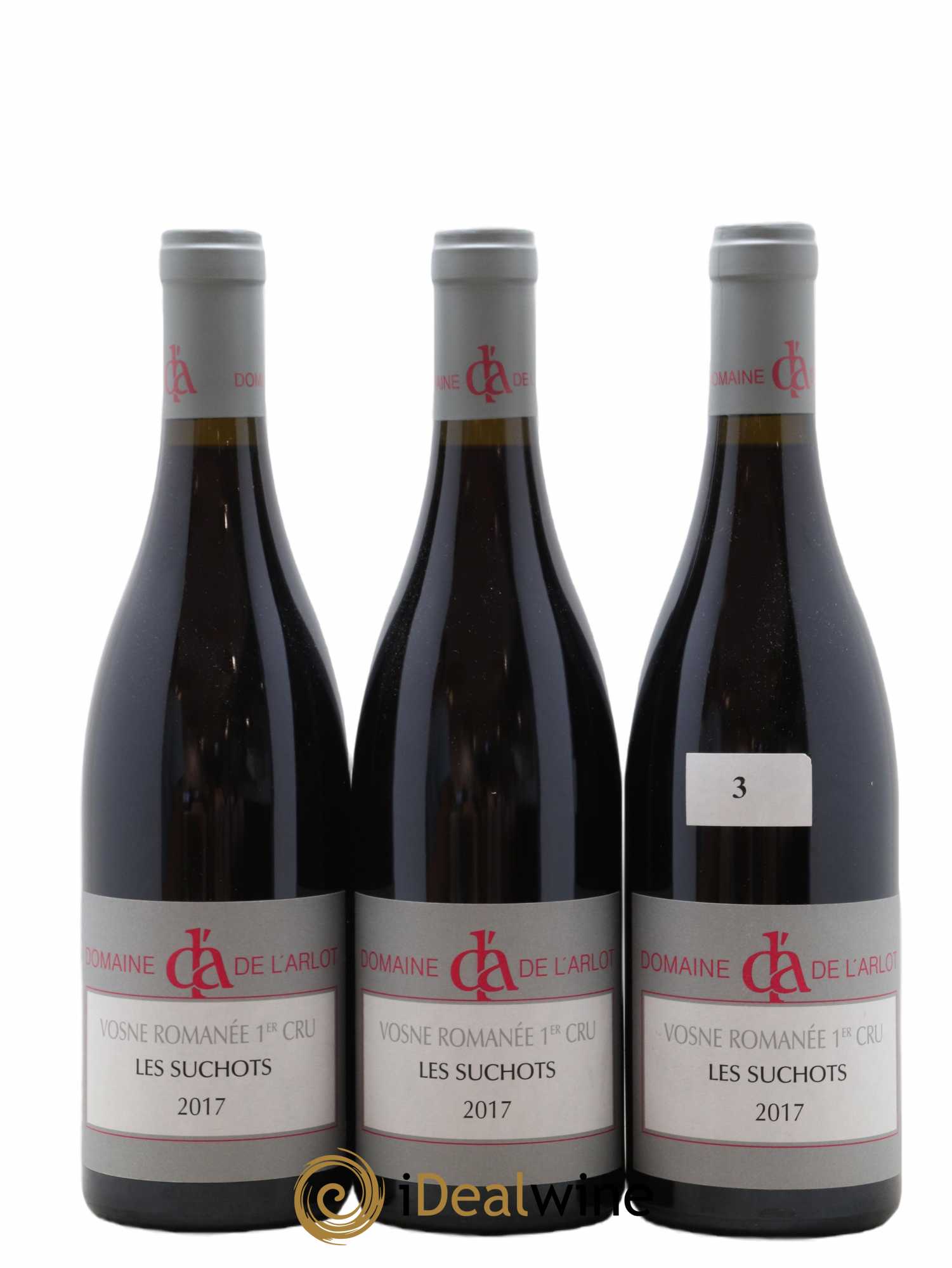 Vosne-Romanée 1er Cru Les Suchots Domaine de l'Arlot 2017 - Lot de 3 bouteilles - 0