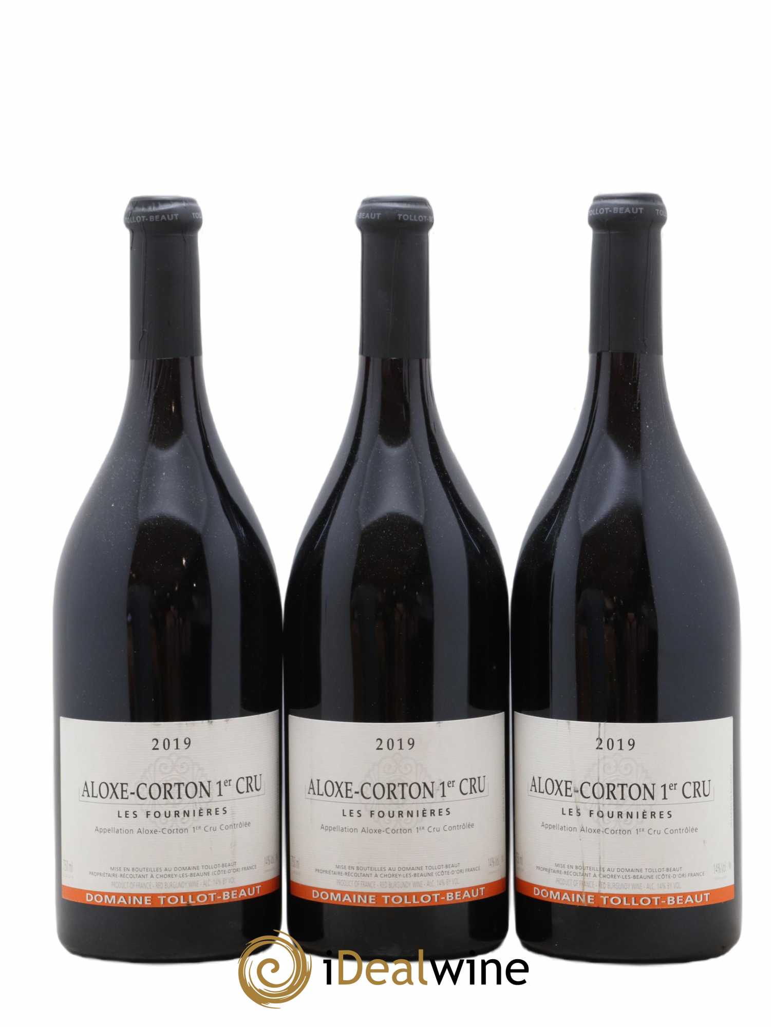 Aloxe-Corton 1er Cru Les Fournières Tollot Beaut (Domaine) 2019 - Lot de 3 bouteilles - 0