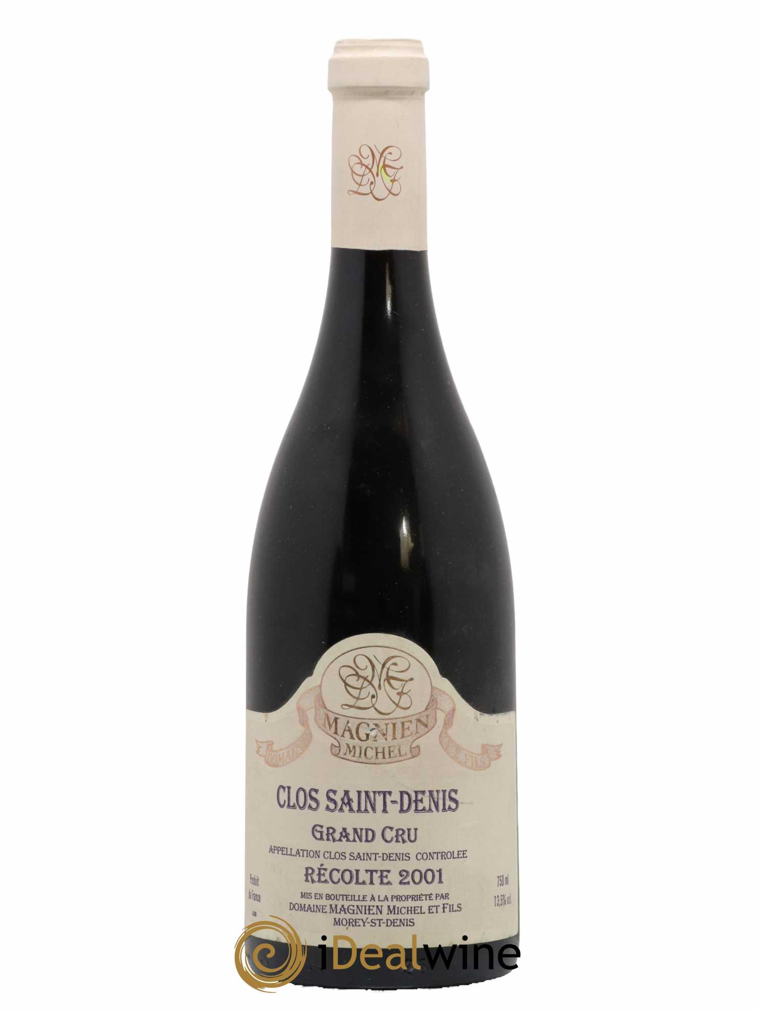 Clos Saint-Denis Grand Cru Michel Magnien 2001 - Lot de 1 bouteille - 0
