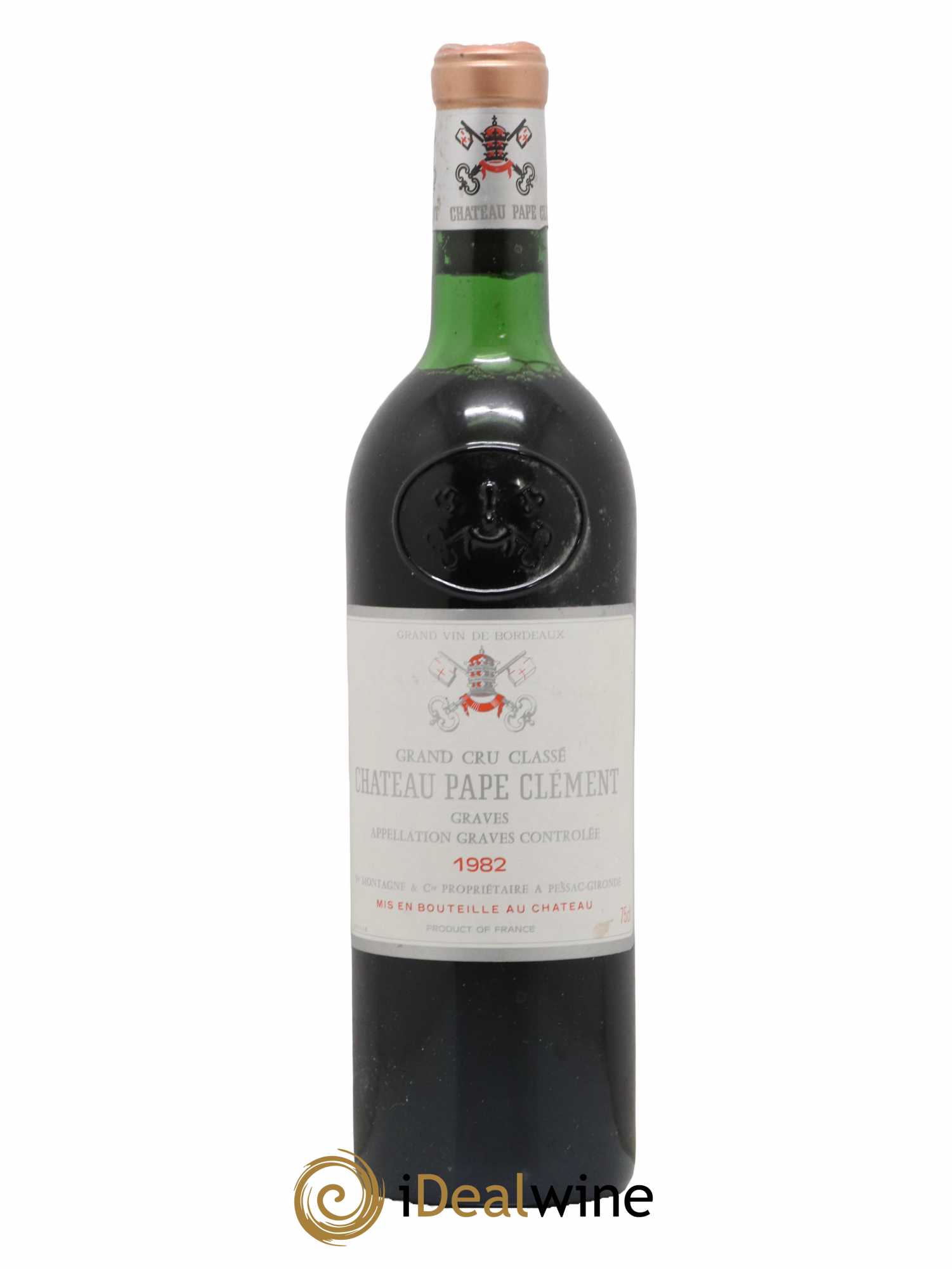 Château Pape Clément Cru Classé de Graves 1982 - Lot de 1 bouteille - 0