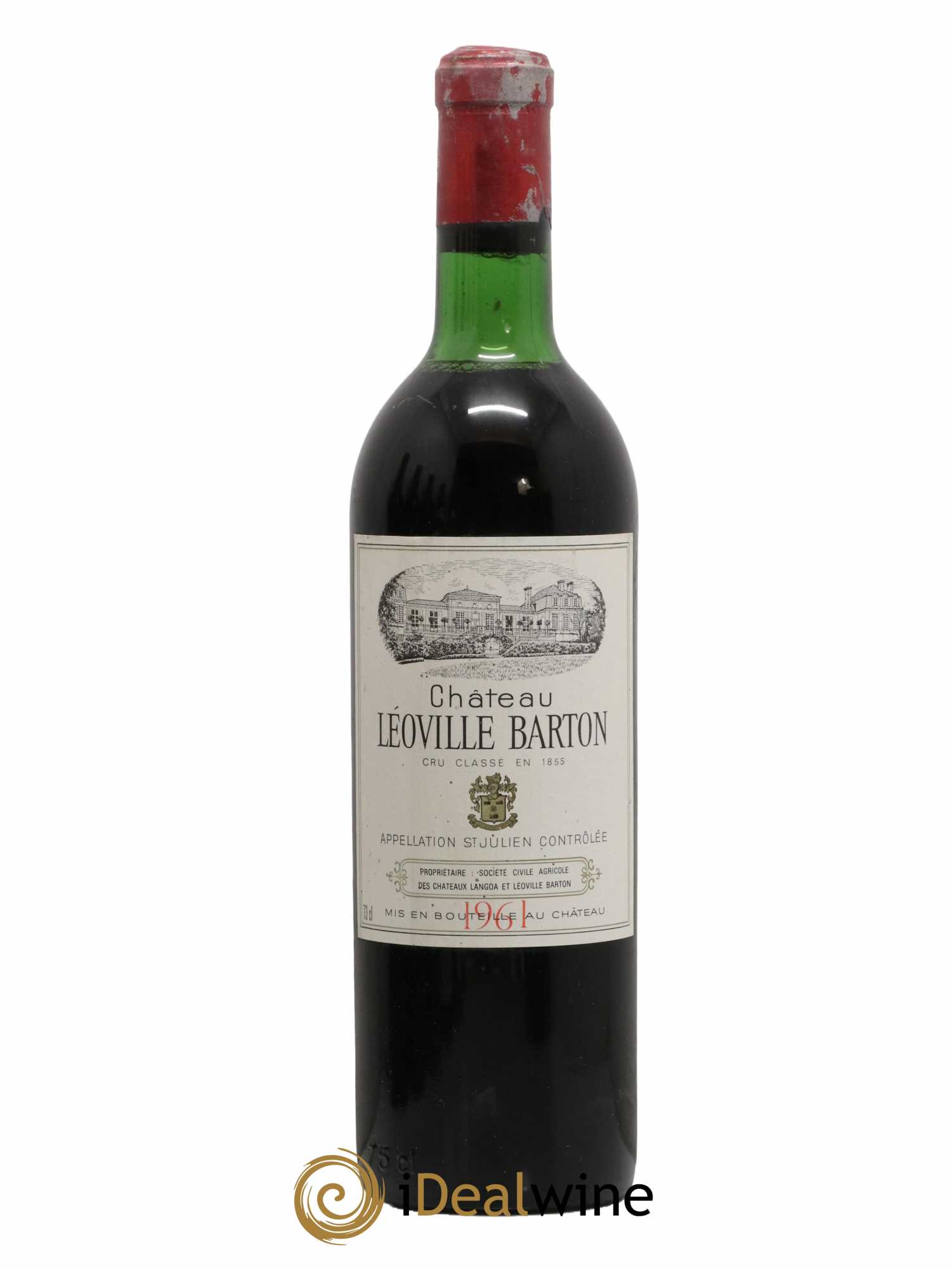 Château Léoville Barton 2ème Grand Cru Classé 1961 - Lot de 1 bouteille - 0