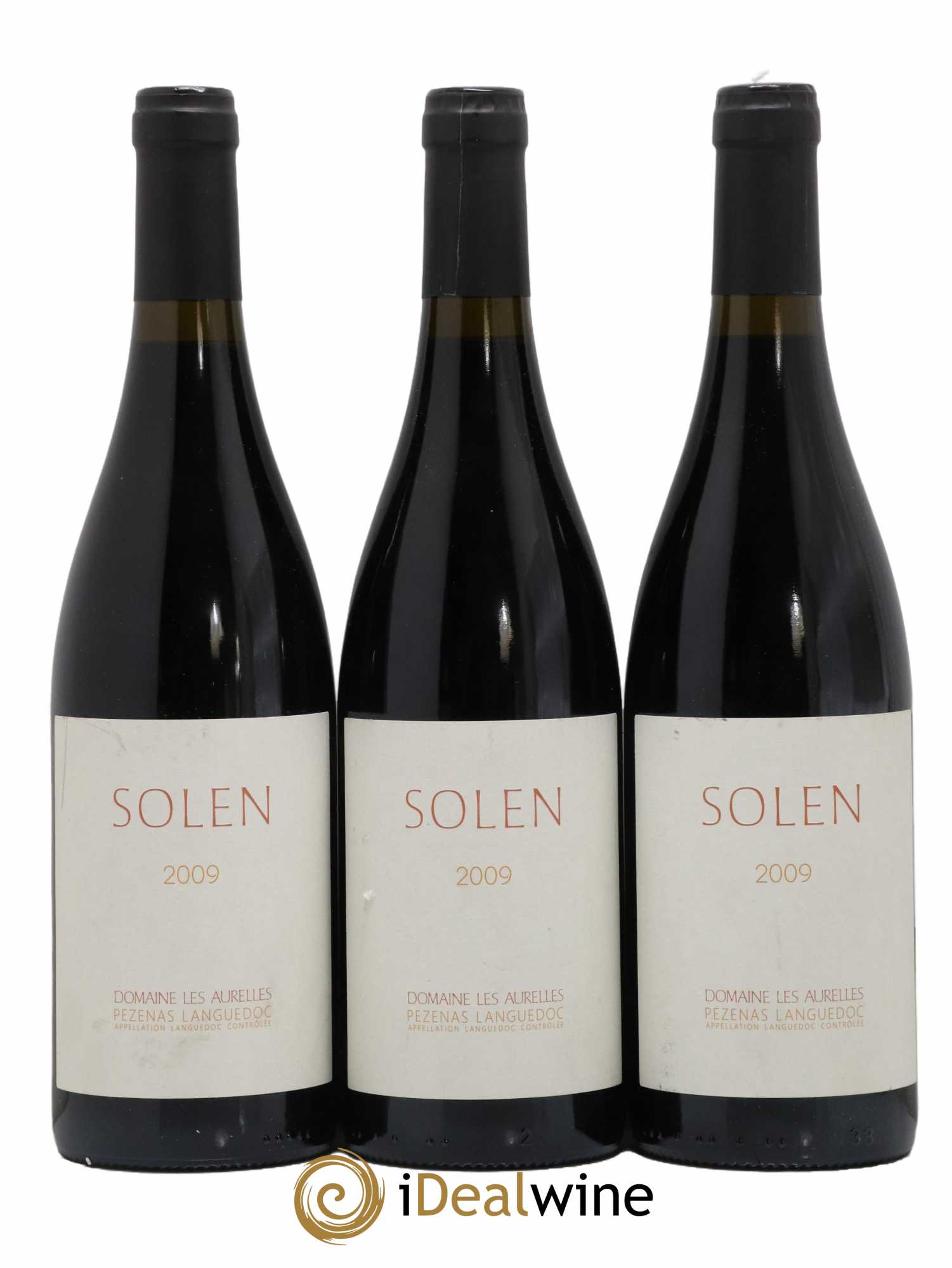 Coteaux du Languedoc Solen Domaine les Aurelles 2009 - Lot de 3 bouteilles - 0