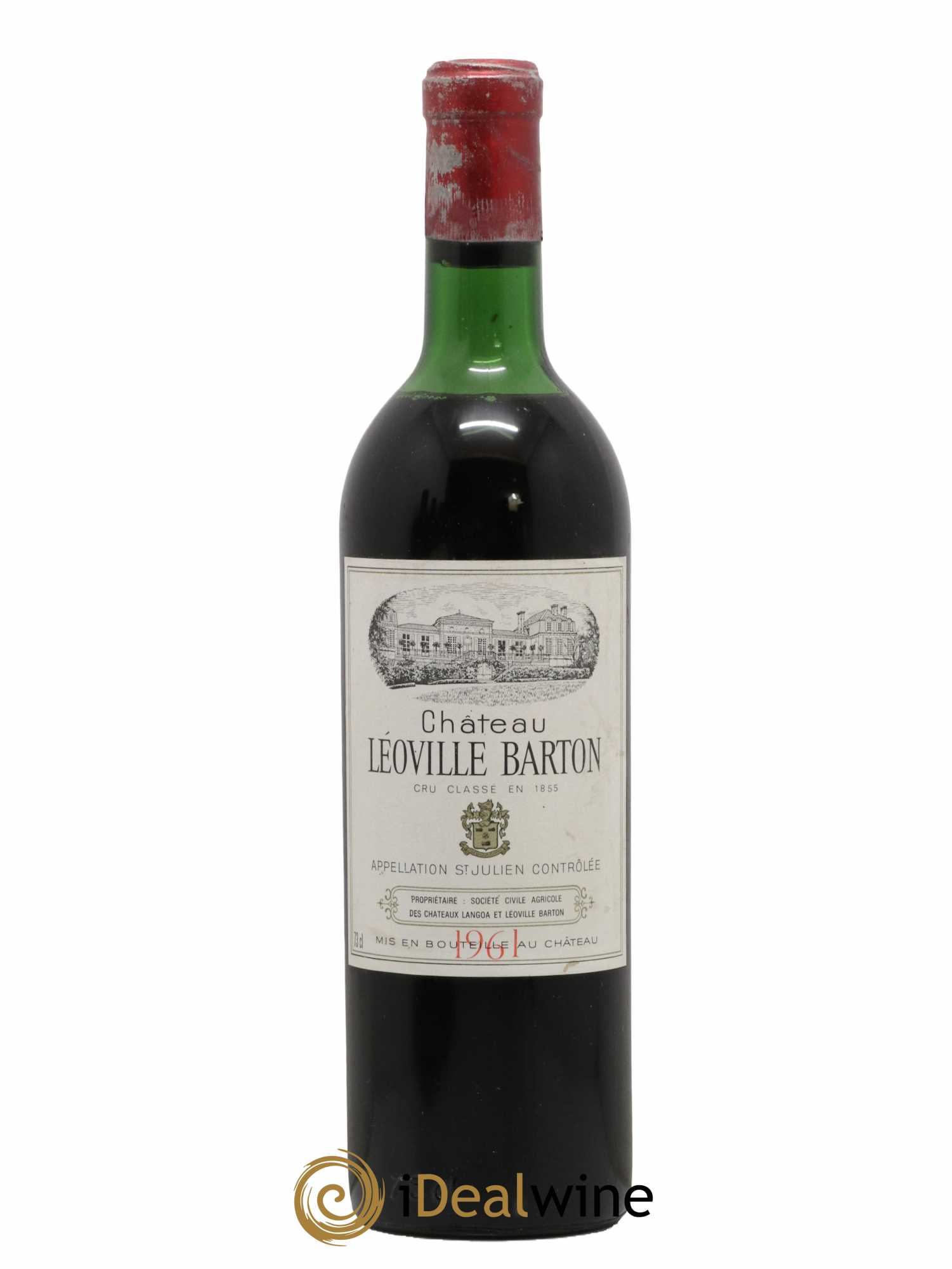 Château Léoville Barton 2ème Grand Cru Classé 1961 - Lot de 1 bouteille - 0