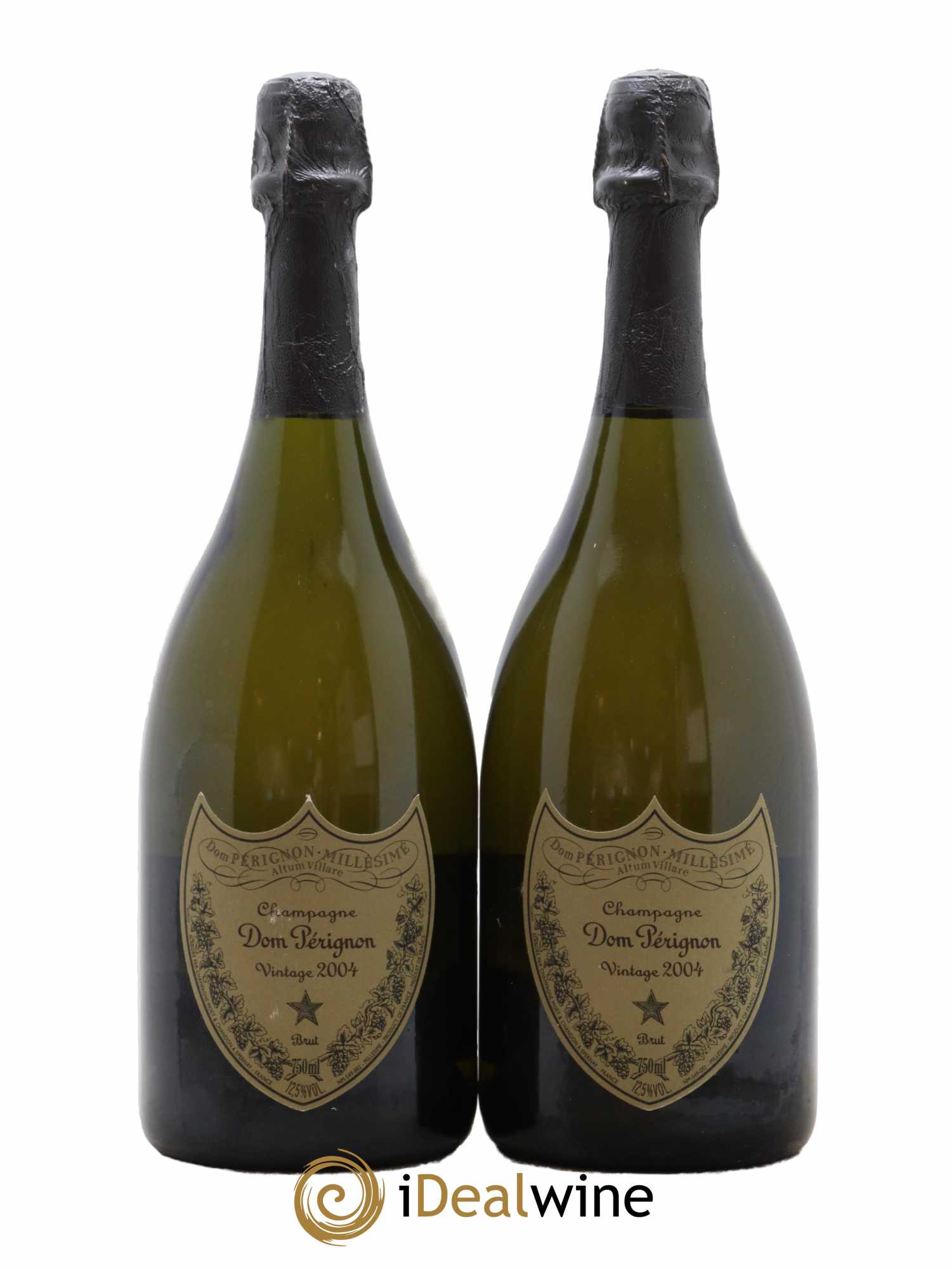 Brut Dom Pérignon 2004 - Lot of 2 bottles - 0