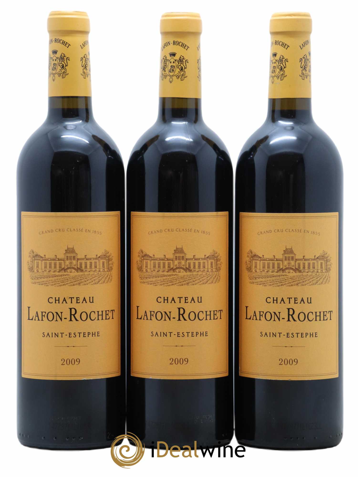 Château Lafon Rochet 4ème Grand Cru Classé 2009 - Lot de 3 bouteilles - 0