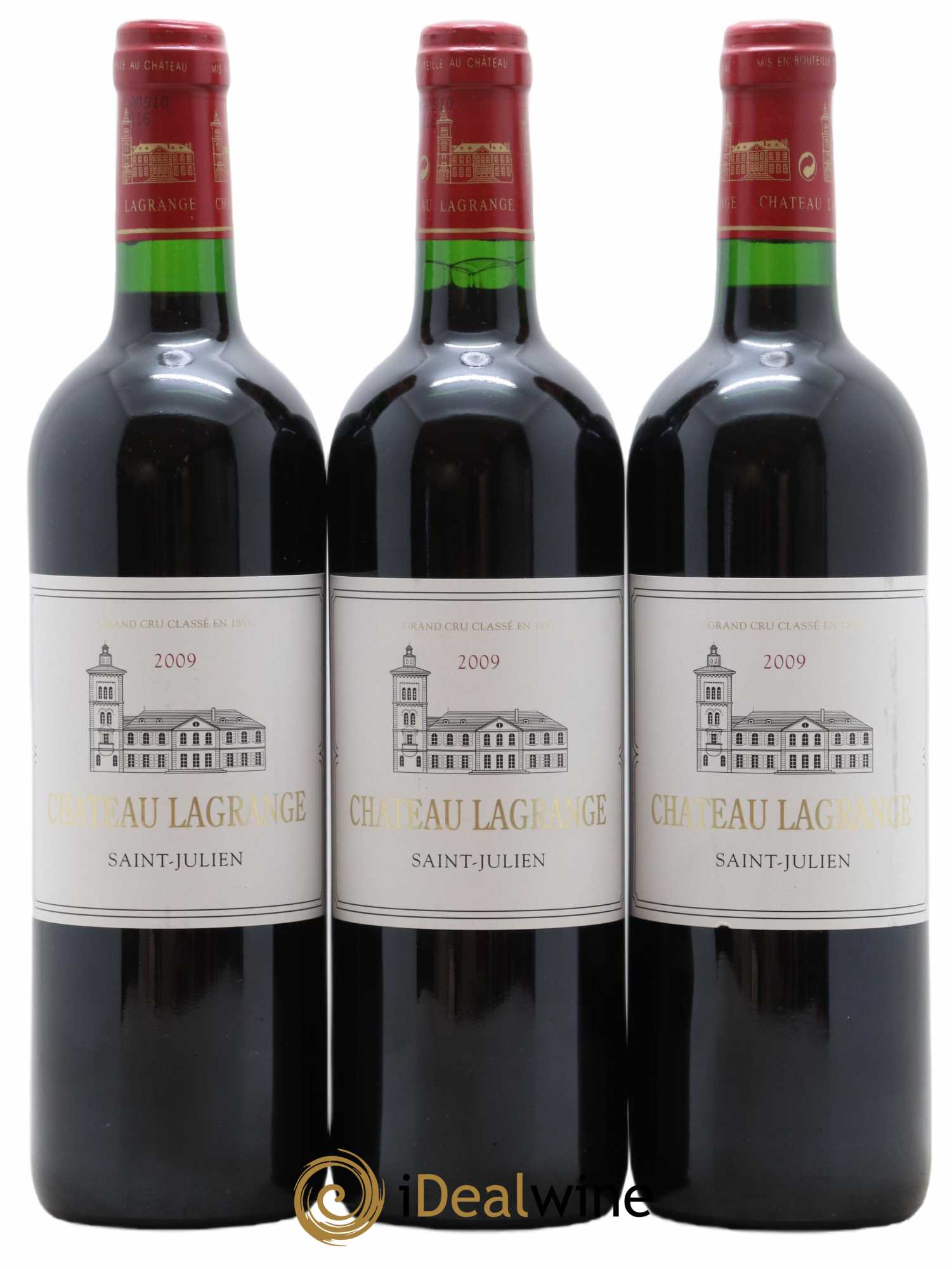 Château Lagrange 3ème Grand Cru Classé 2009 - Lot de 3 bouteilles - 0