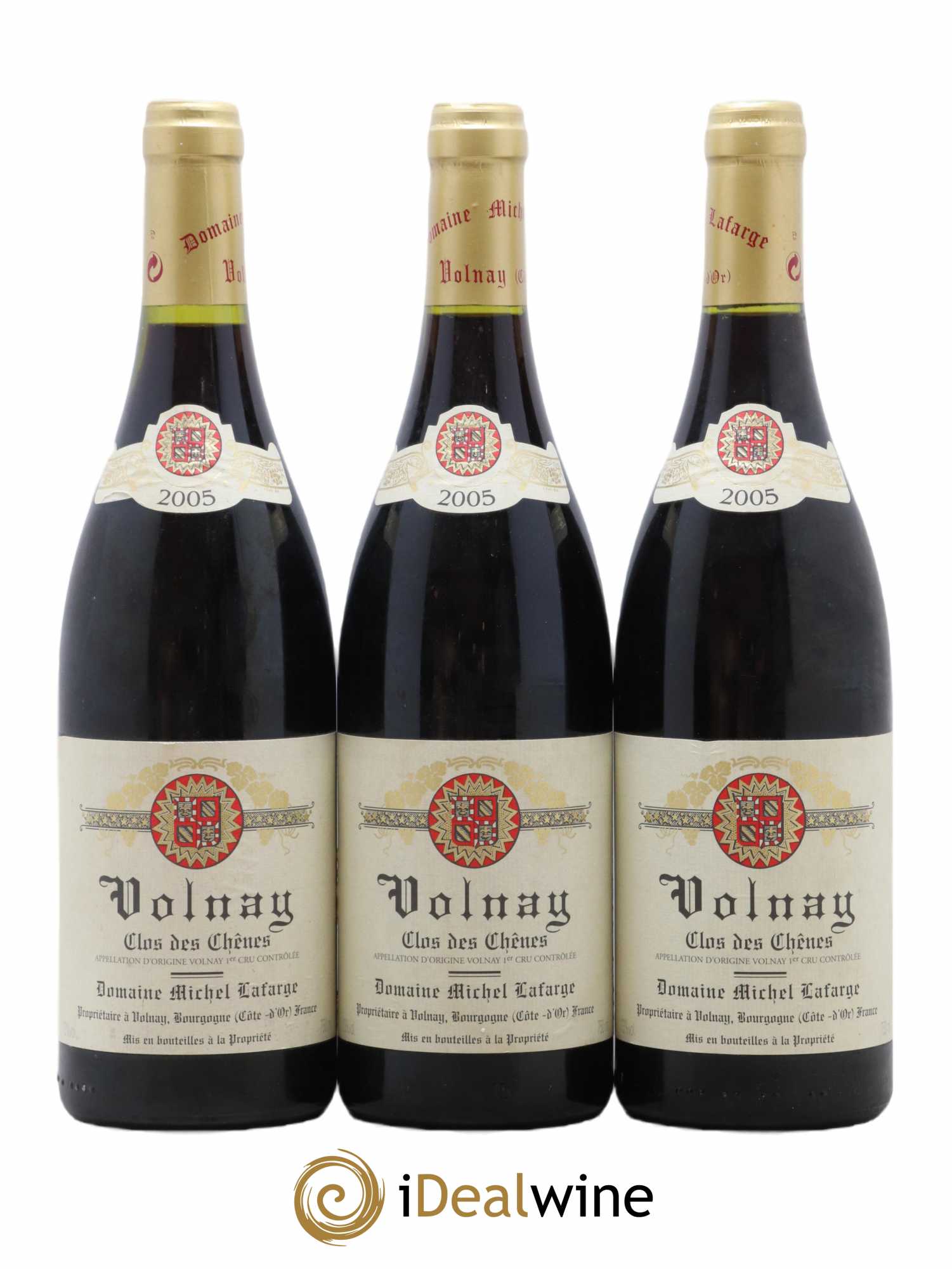 Volnay 1er Cru Clos des Chênes Lafarge (Domaine) 2005 - Lot de 3 bouteilles - 0