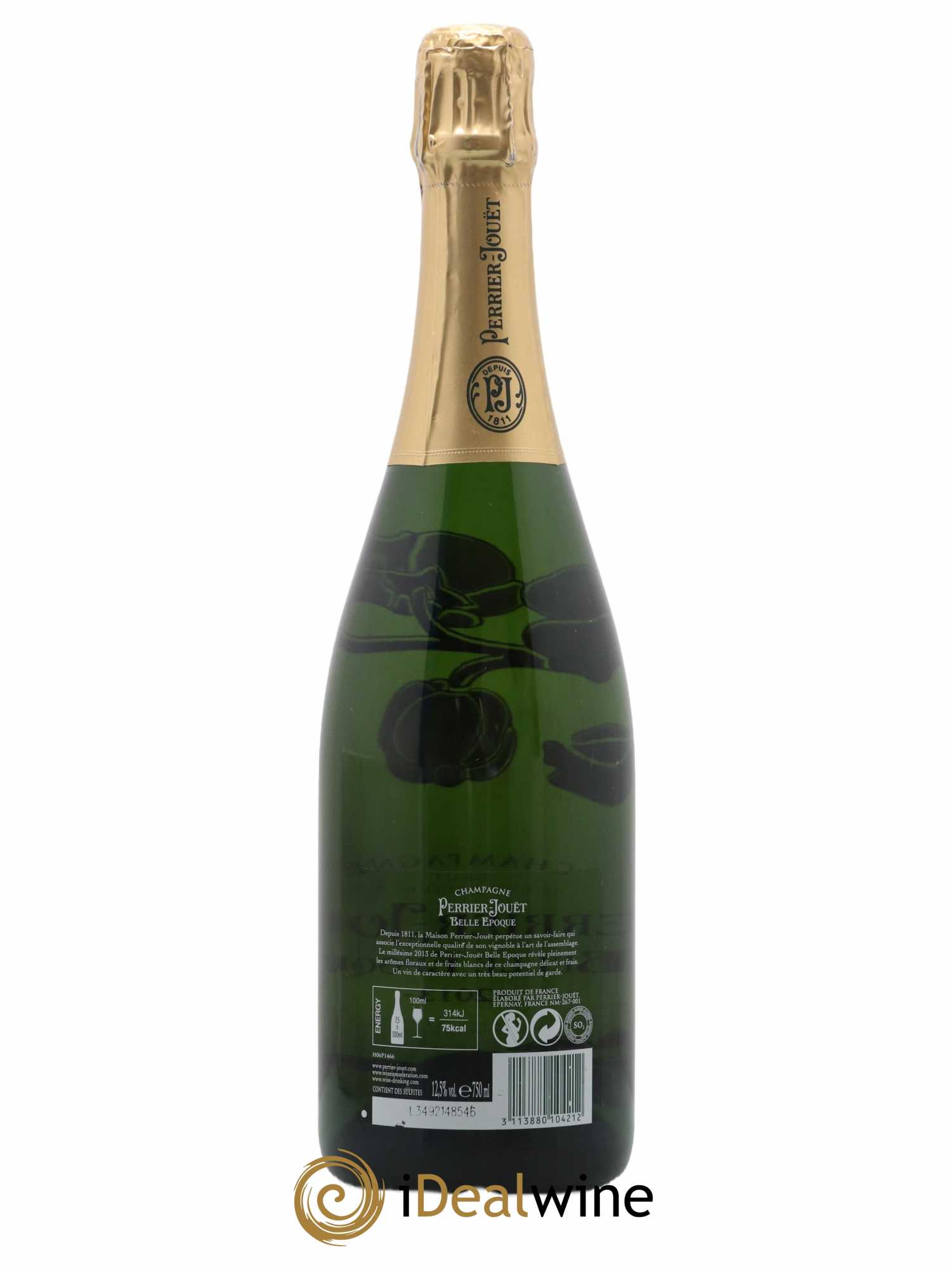 Cuvée Belle Epoque Brut Perrier-Jouët 2013 - Lot de 1 bouteille - 1