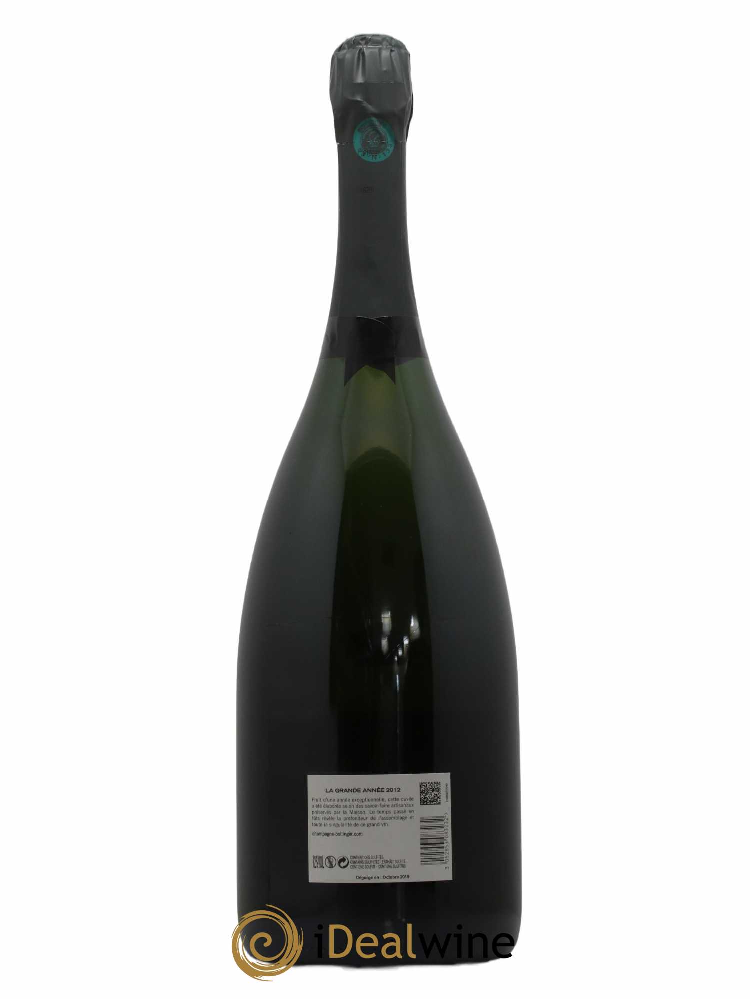 La Grande Année Brut Bollinger 2012 - Lot de 1 double magnum - 1