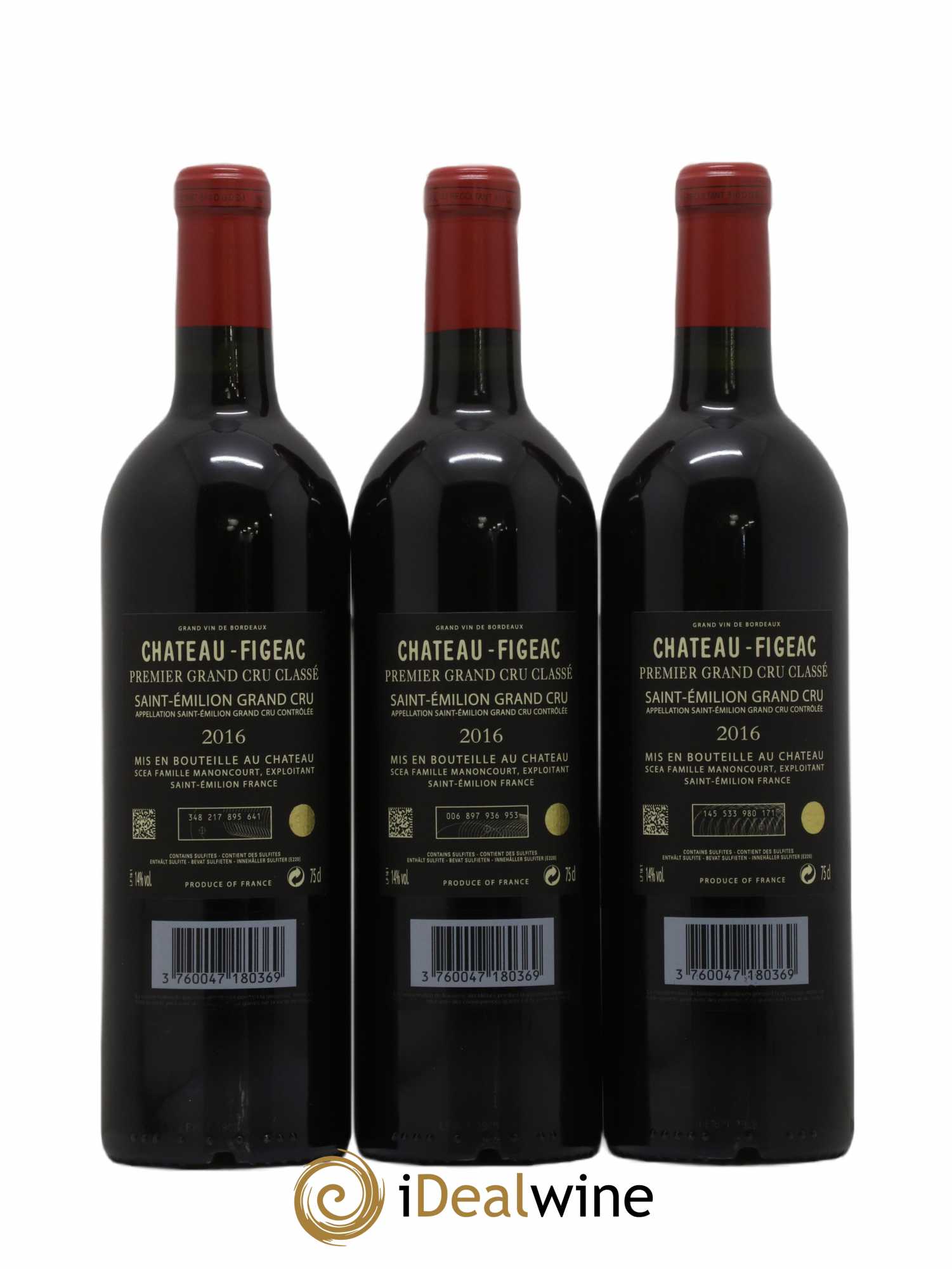 Château Figeac 1er Grand Cru Classé A 2016 - Lot de 6 bouteilles - 2